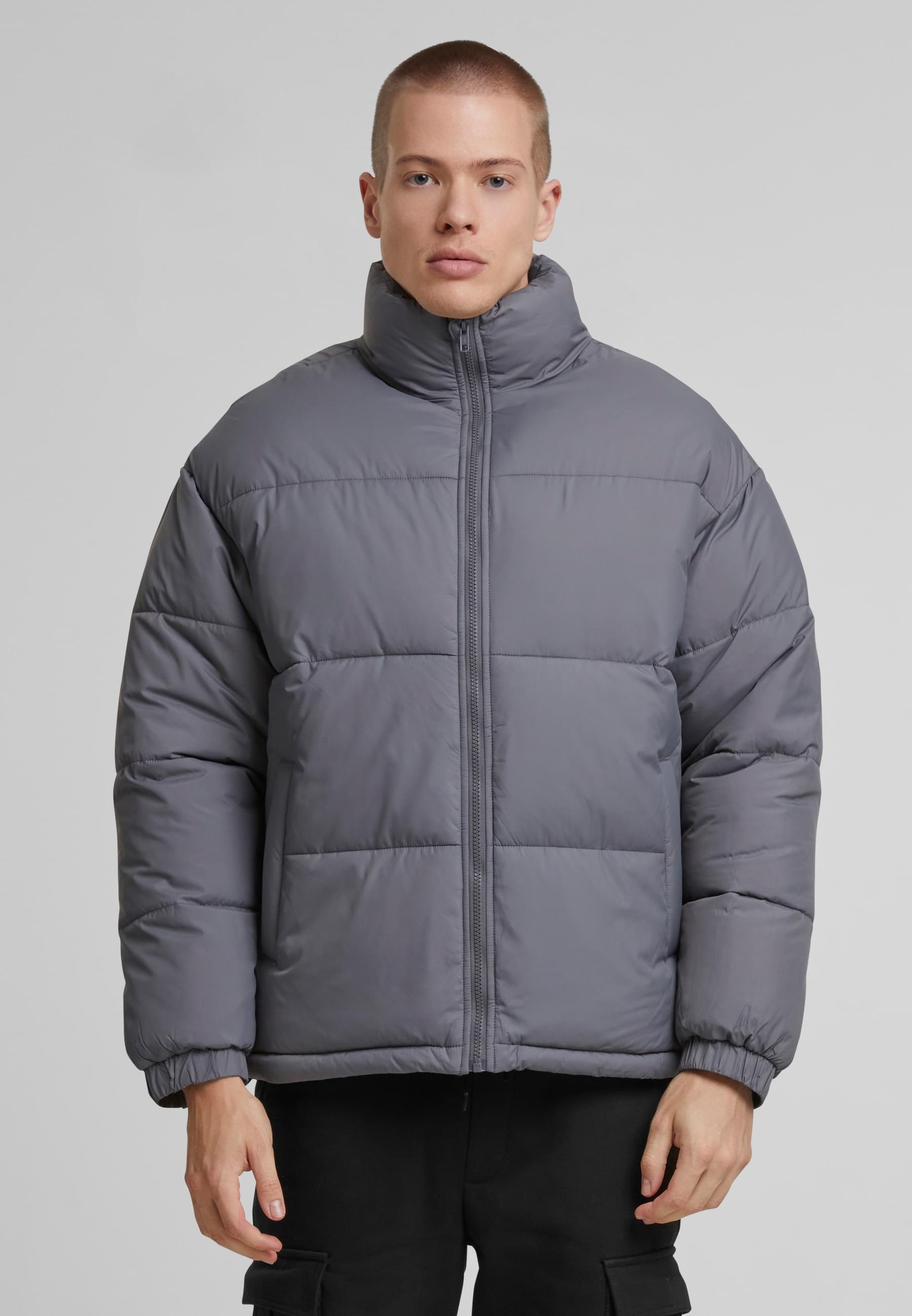 URBAN CLASSICS Winterjacke »Urban Classics Basic Puffer Winter Jacket« 1 Stk. tlg. mit Kapuze