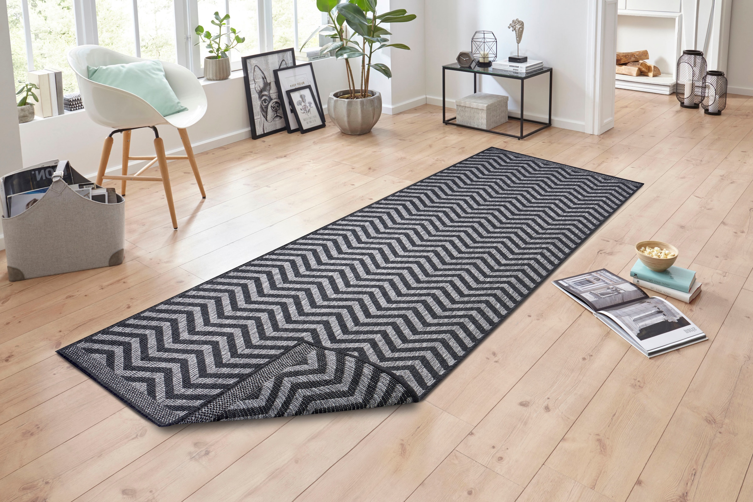 NORTHRUGS Teppich »Palma Wendeteppich«, rechteckig, 5 mm Höhe, In-& Outdoor günstig online kaufen