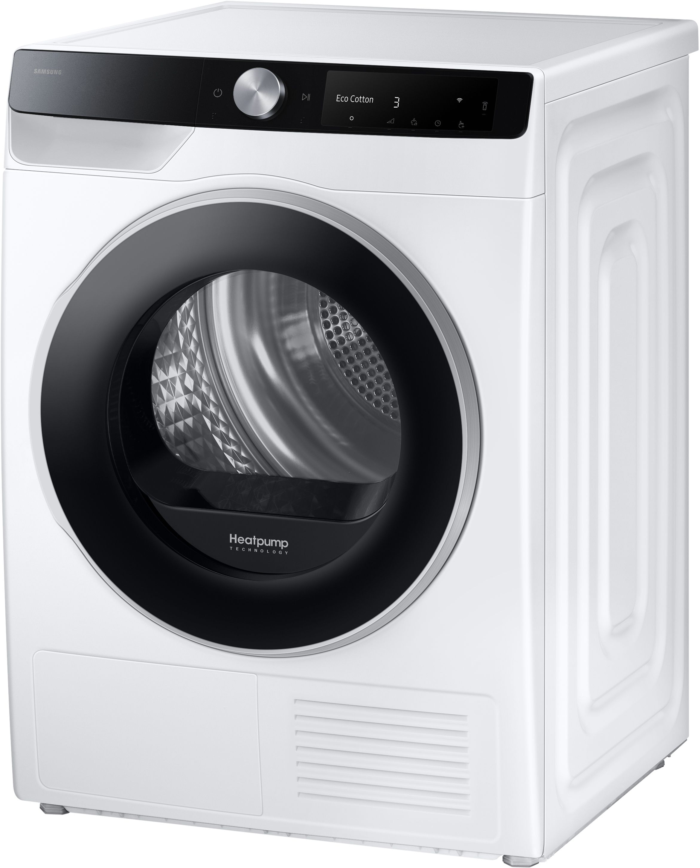 Samsung Wärmepumpentrockner »DV90DG6845LKU2«, DV6400D, 9 kg, Klartext-Display - Eiache und komfortable Bedienung