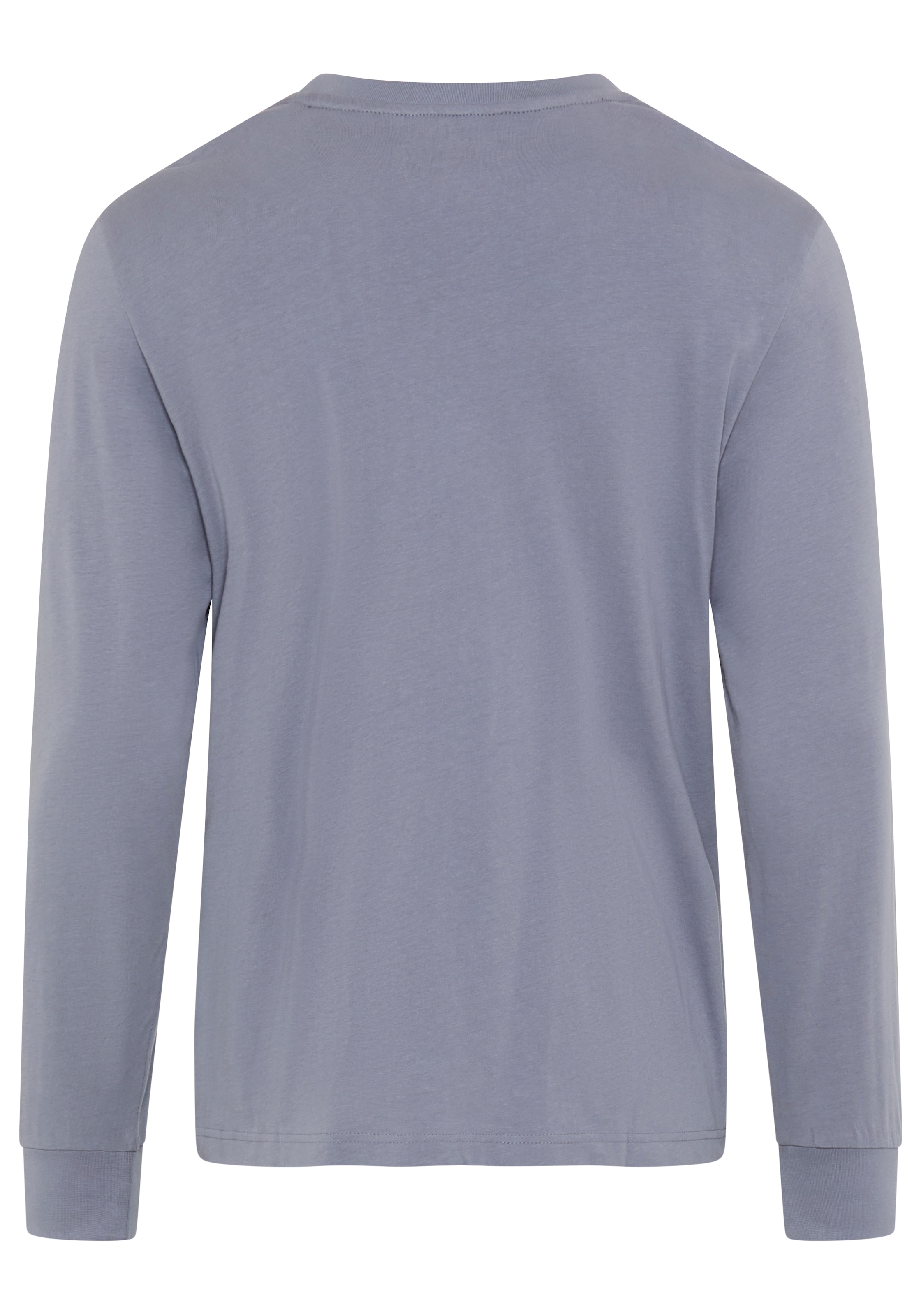 DELMAO Rundhalsshirt mit Markenlabel