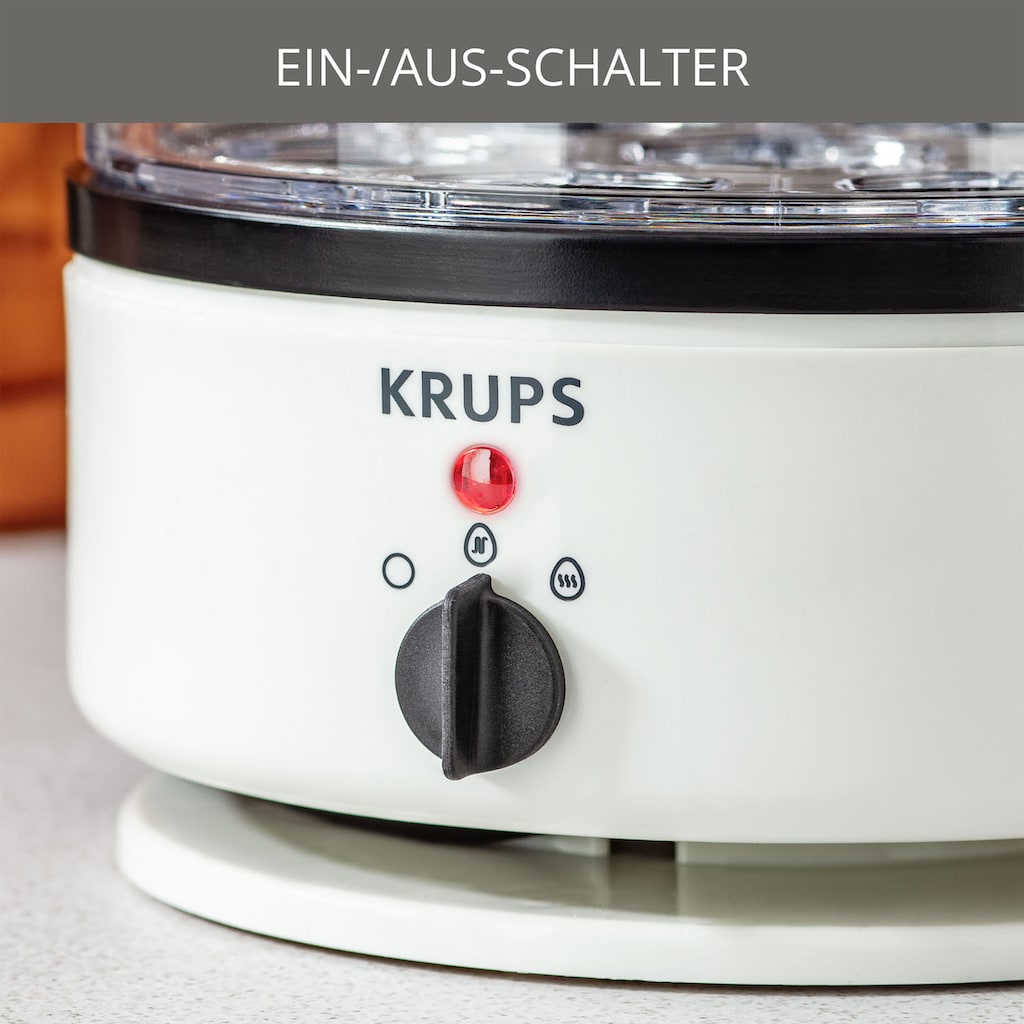 Krups Eierkocher »F23070 Ovomat Super«, für 7 St. Eier, 400 W, 2 Kochprogramme, praktisches Zubehör, 7 Eier gleichzeitig