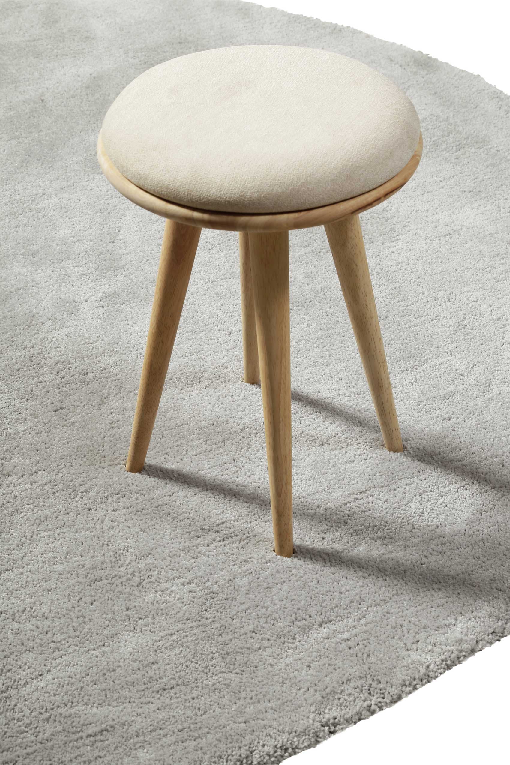 Wecon home Basics Teppich »Emilia« rund 25 mm Höhe Hochflorteppich, getuftet, modern, einfarbig, flauschig, Wohnzimmer