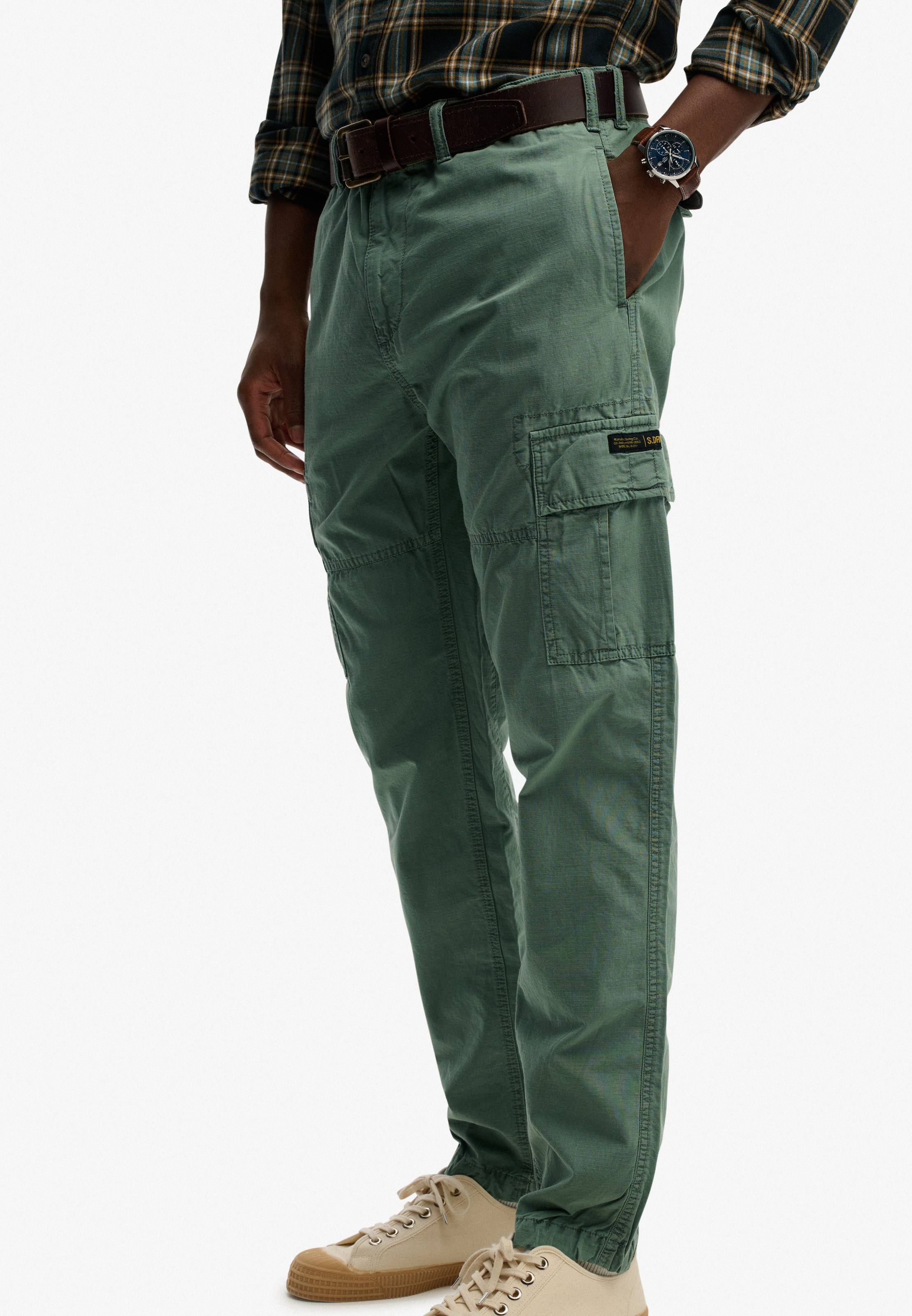 Superdry Cargohose »RIPSTOP LIGHT CARGO PANT«  Regular Fit, knöchellange Schnittform, mit Reißverschluss