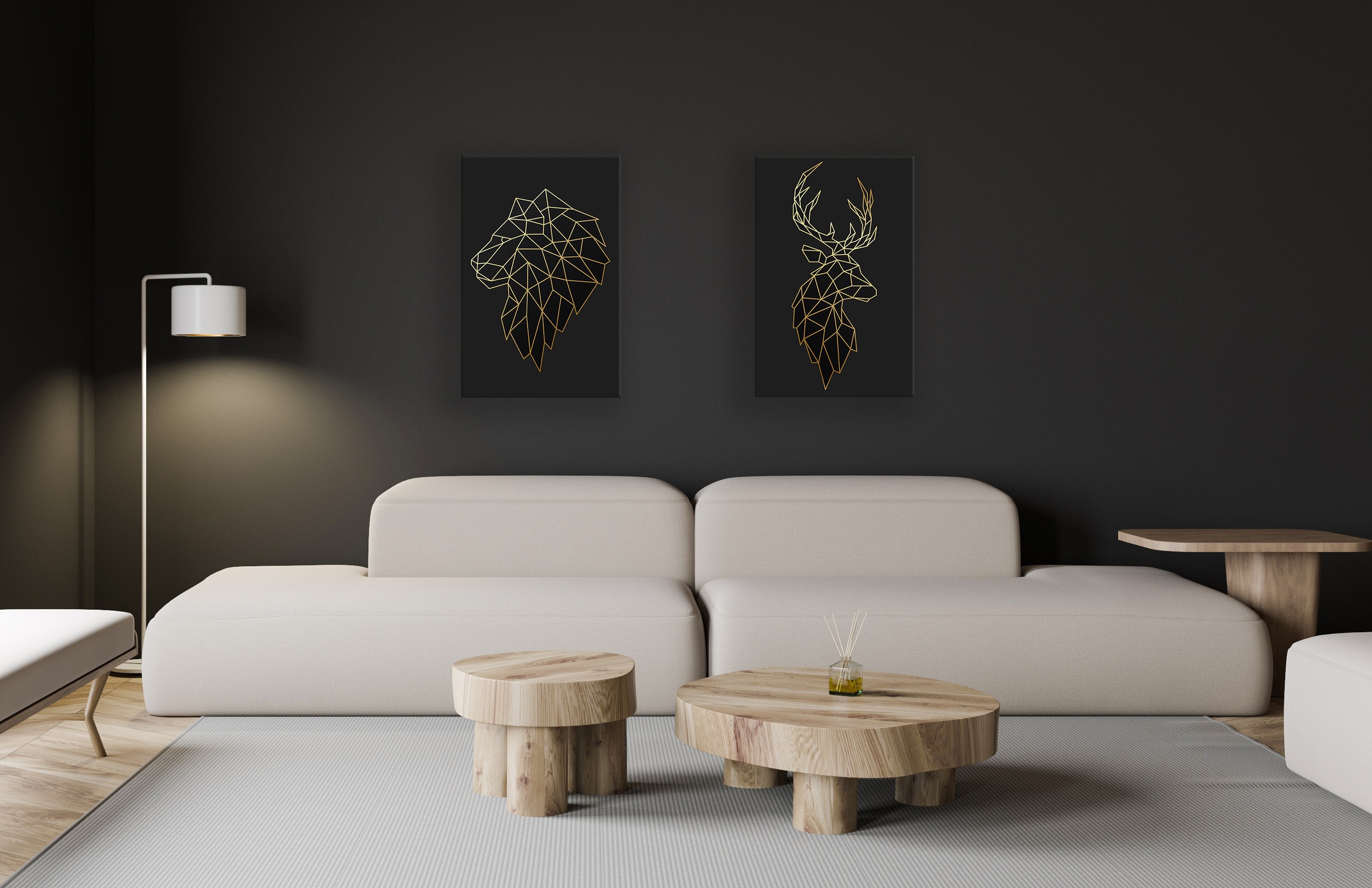 Bönninghoff Leinwandbild »Löwe«, Löwe, (1 St.), BxH: 60x90 cm günstig online kaufen