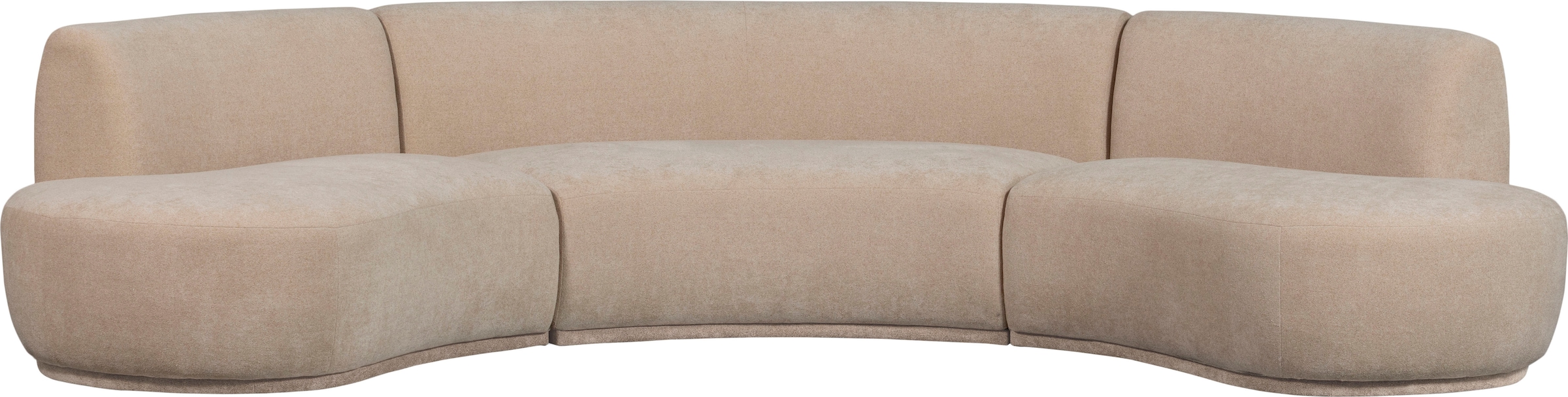 WOOOD Big-Sofa »Batavier«, Halbrundes Sofa, Breite 336 cm