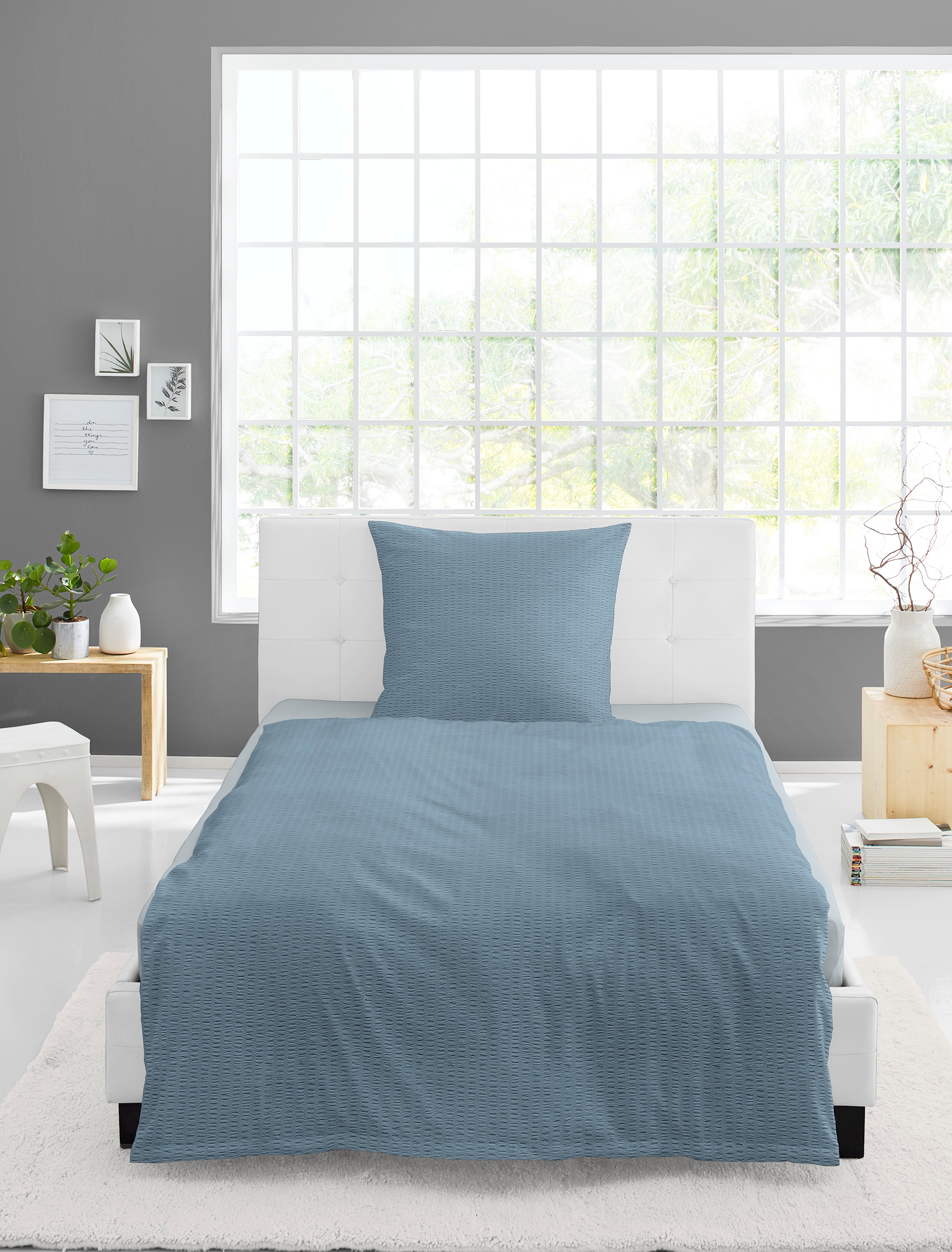 BIERBAUM Bettwäsche »Chic Uni«, Schickes Unidesign: Modern und elegant für jedes Schlafzimmer