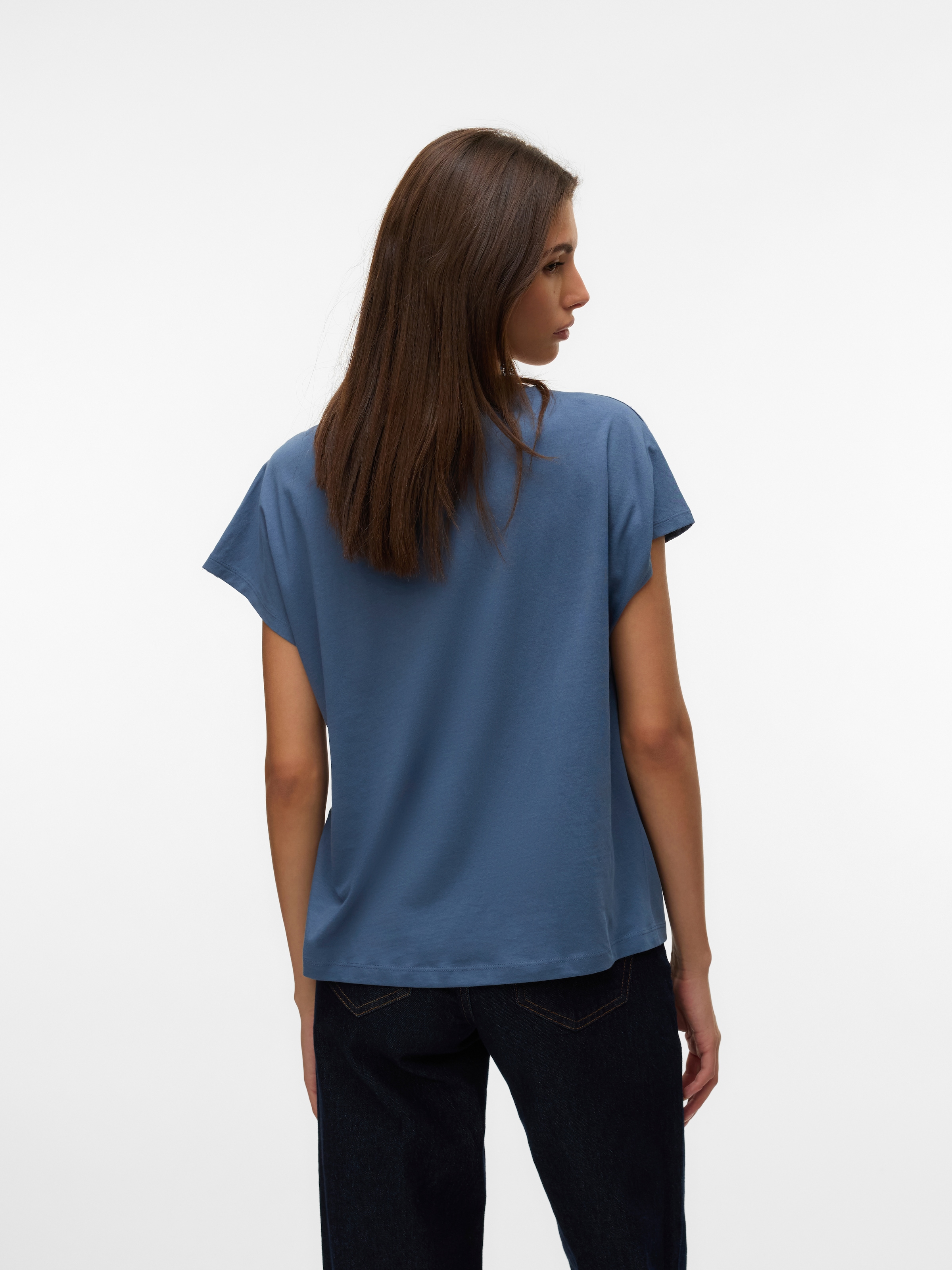 Vero Moda Kurzarmshirt »VMEMMY SS LACE TAPE TOP JRS GA NOOS«