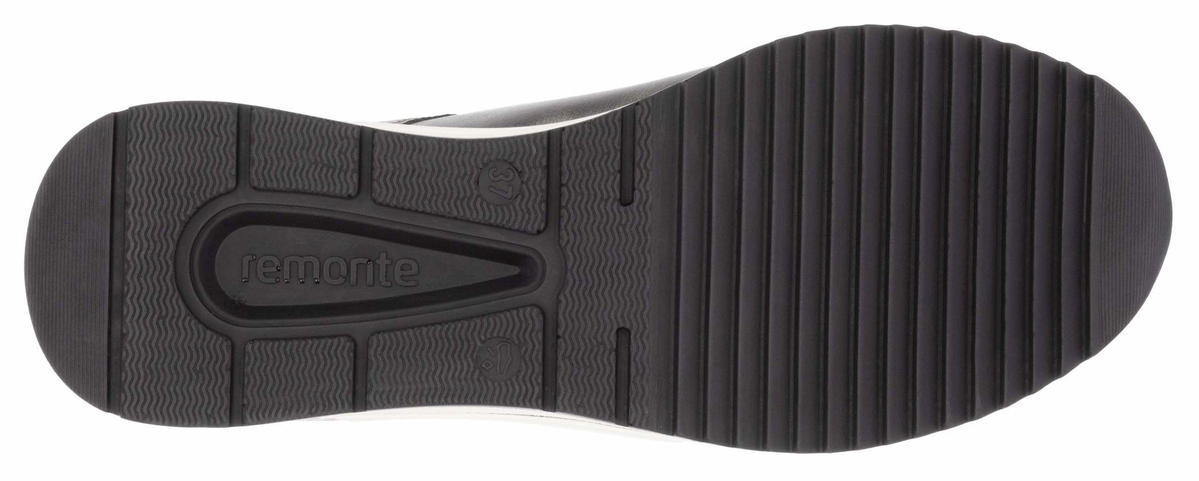 Remonte Keilsneaker, Schlupfboots, Freizeitschuh, High-Top-Sneaker, Front-Reißverschluss