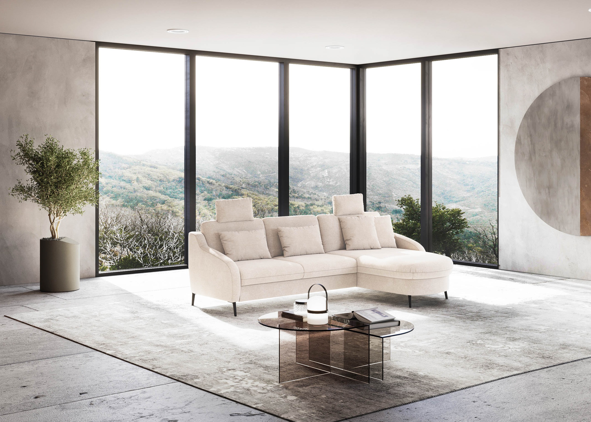 sit&more Ecksofa »Soul L-Form«, wahlweise mit Bettfunktion günstig online kaufen
