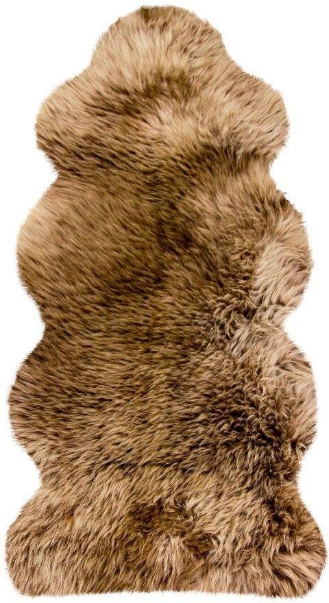 Heitmann Felle Fellteppich »Lammfell KE 152 - braun mit hellbraunen Spitzen günstig online kaufen