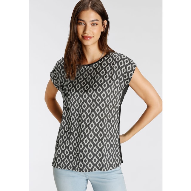 Shirtbluse, kaufen mit Print trendigem bequem Tamaris