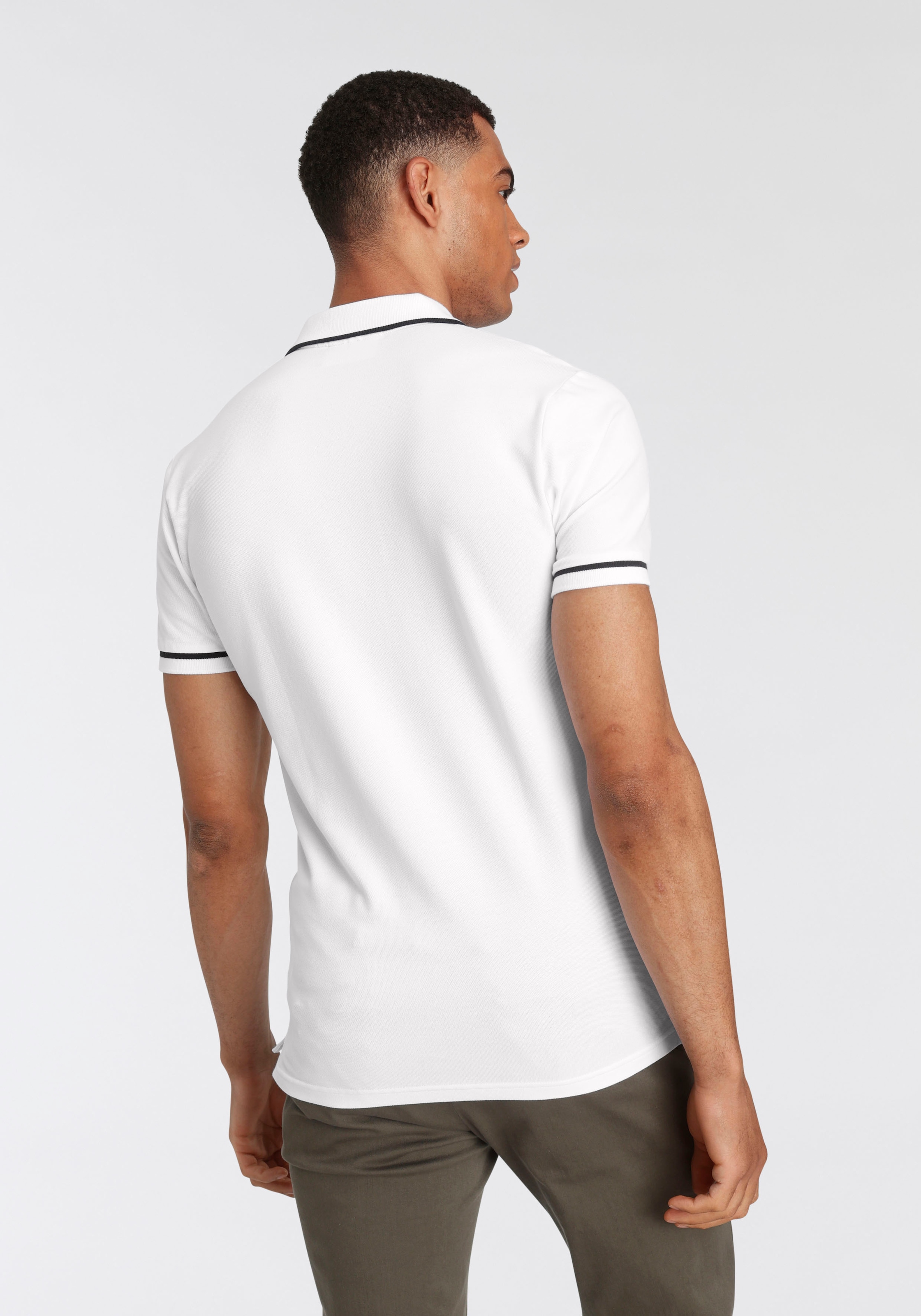 Calvin Klein Jeans Poloshirt »TIPPING SLIM POLO«, mit Logomarkenlabel