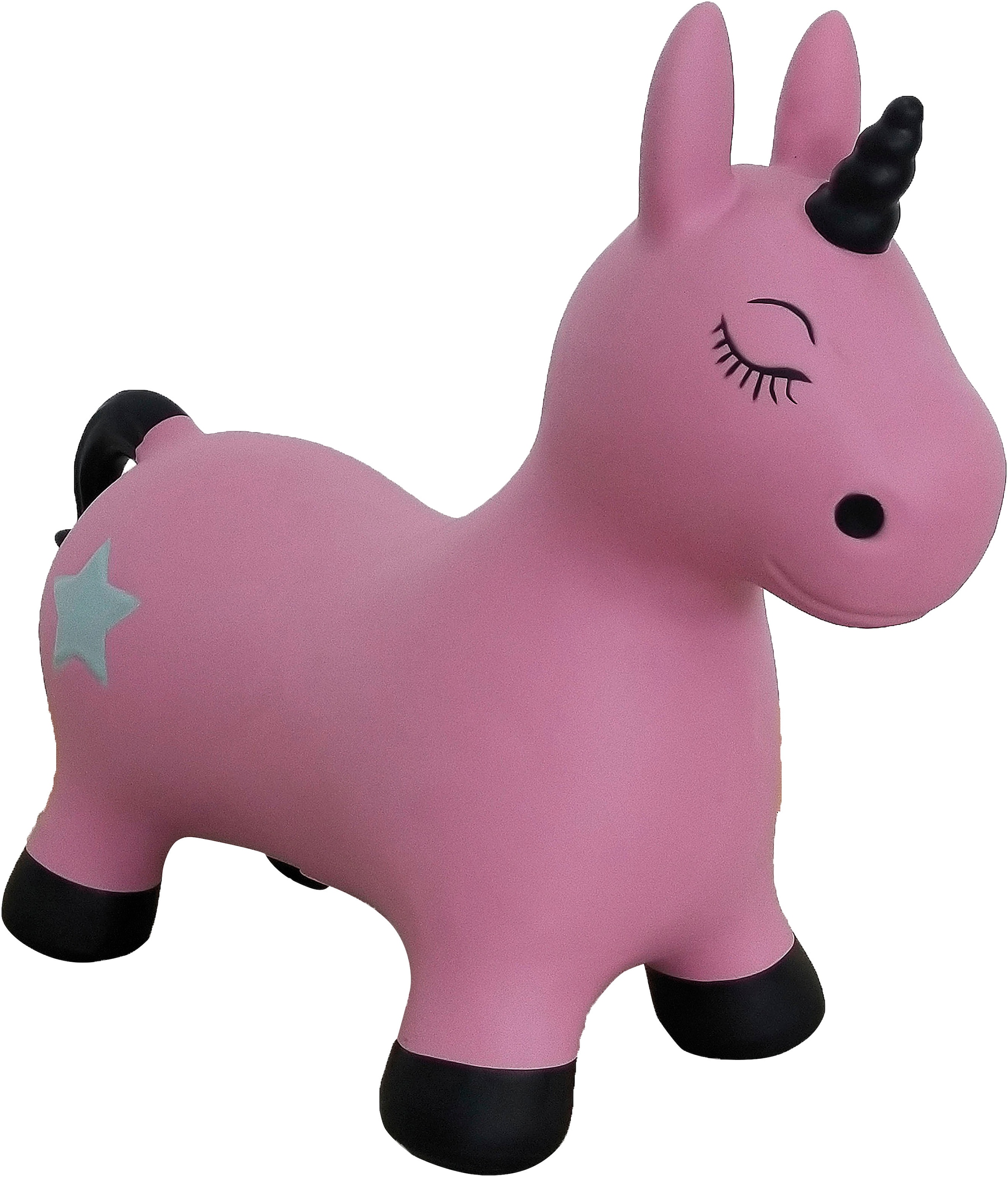 Jamara Hüpftier »Einhorn, pink«, inkl. Luftpumpe