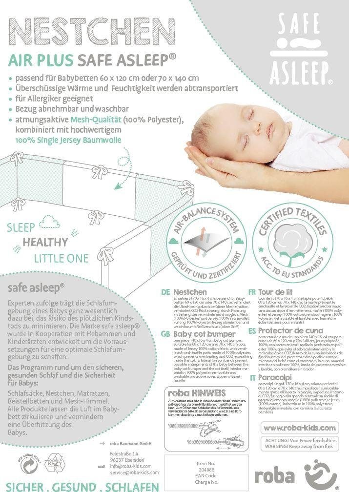 roba® Bettnestchen »Air PLUS safe asleep®, Sternenzauber«