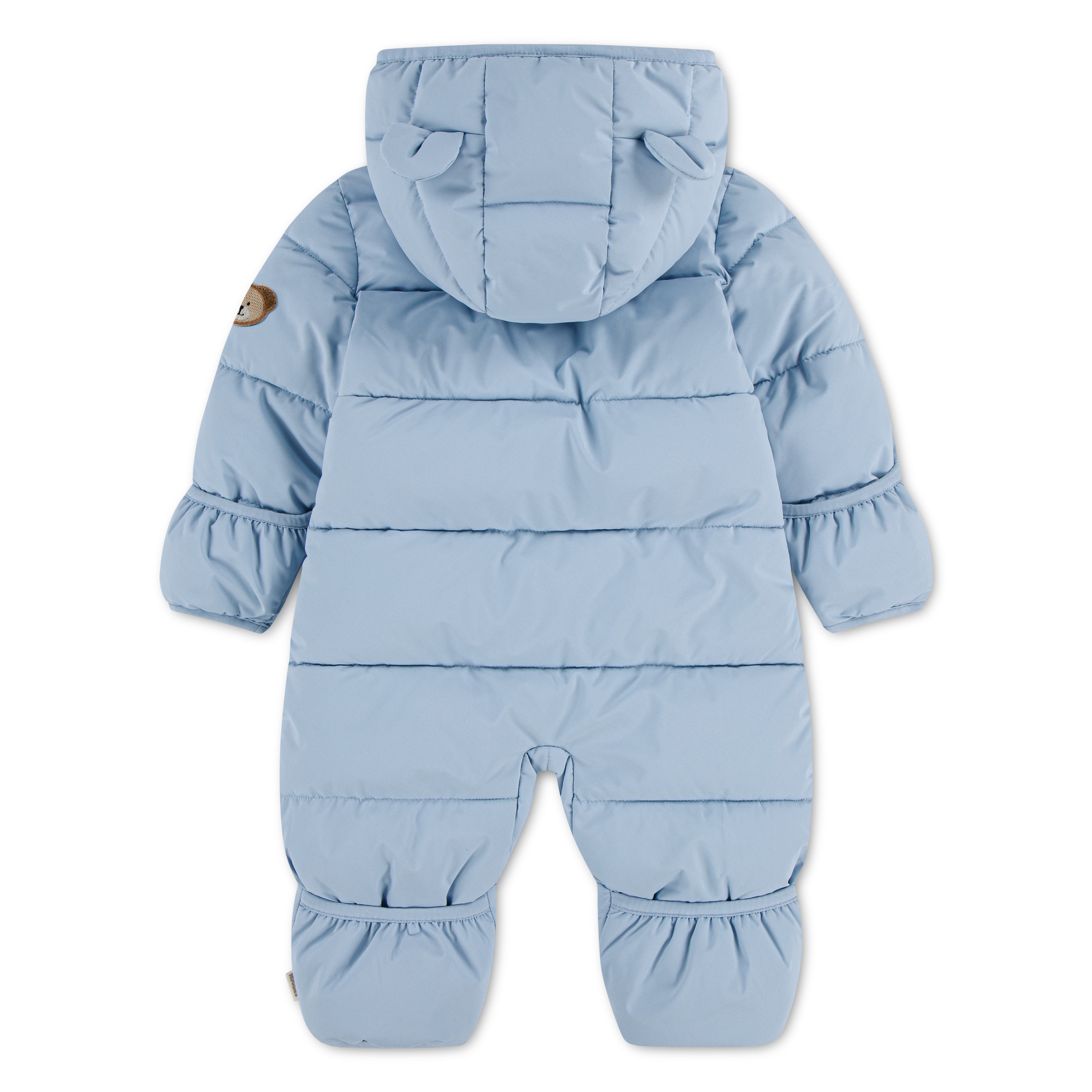 HUGGIES babywear Schneeoverall Schneeanzug für Girls und Boys mit Kapuze und Hasenohren