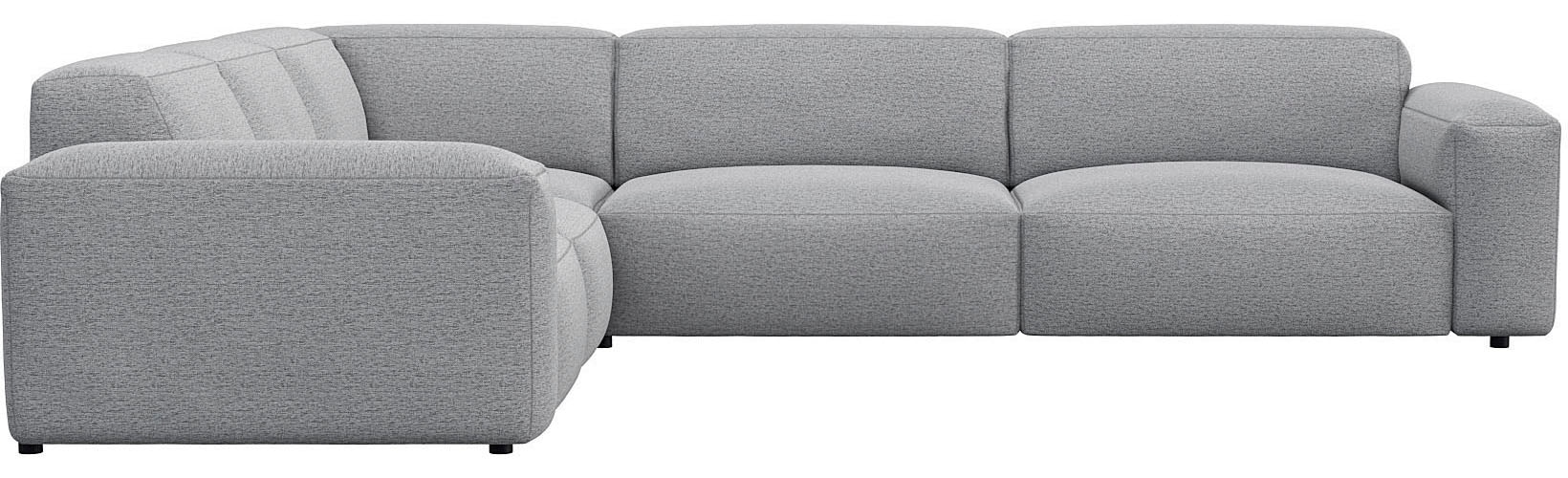 FLEXLUX Ecksofa "Lucera, super bequem durch hochwertigen Sitzaufbau mit Kal günstig online kaufen