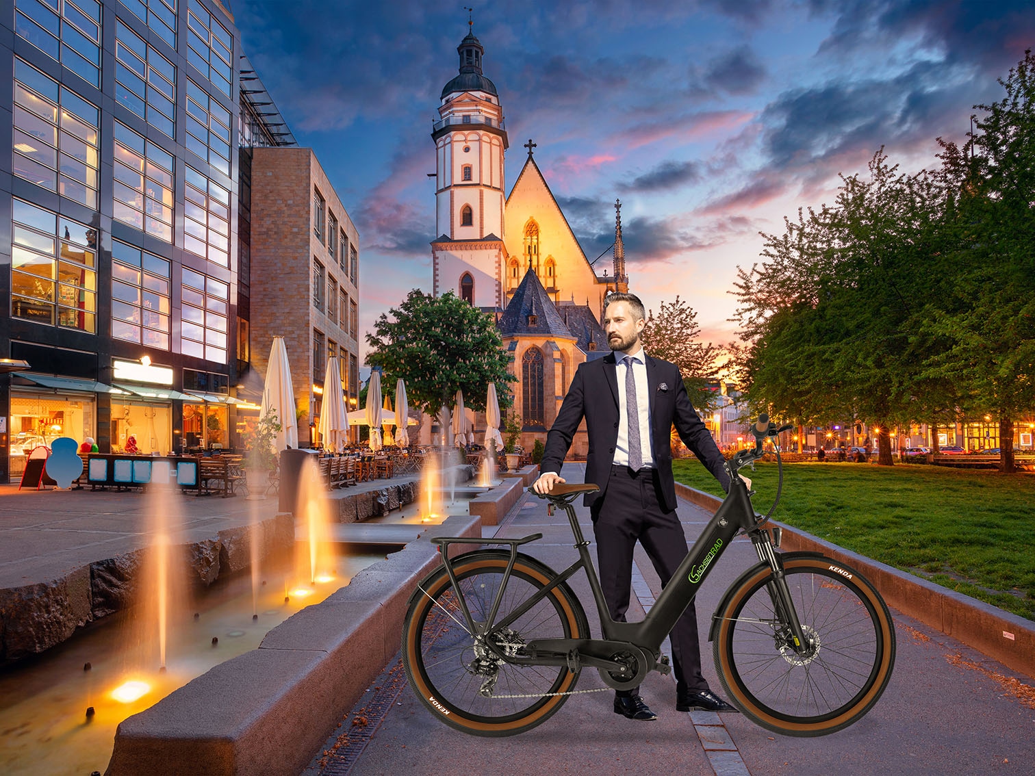 SachsenRad E-Bike »C5«, 7 Gang, Shimano, SHIMANO 7SP TOURNEY TY300, Mittelmotor 250 W, TFT Farb-LCD-Display, Fahrmodus Pedelec, 
LED-Frontlicht, Alarmanlage