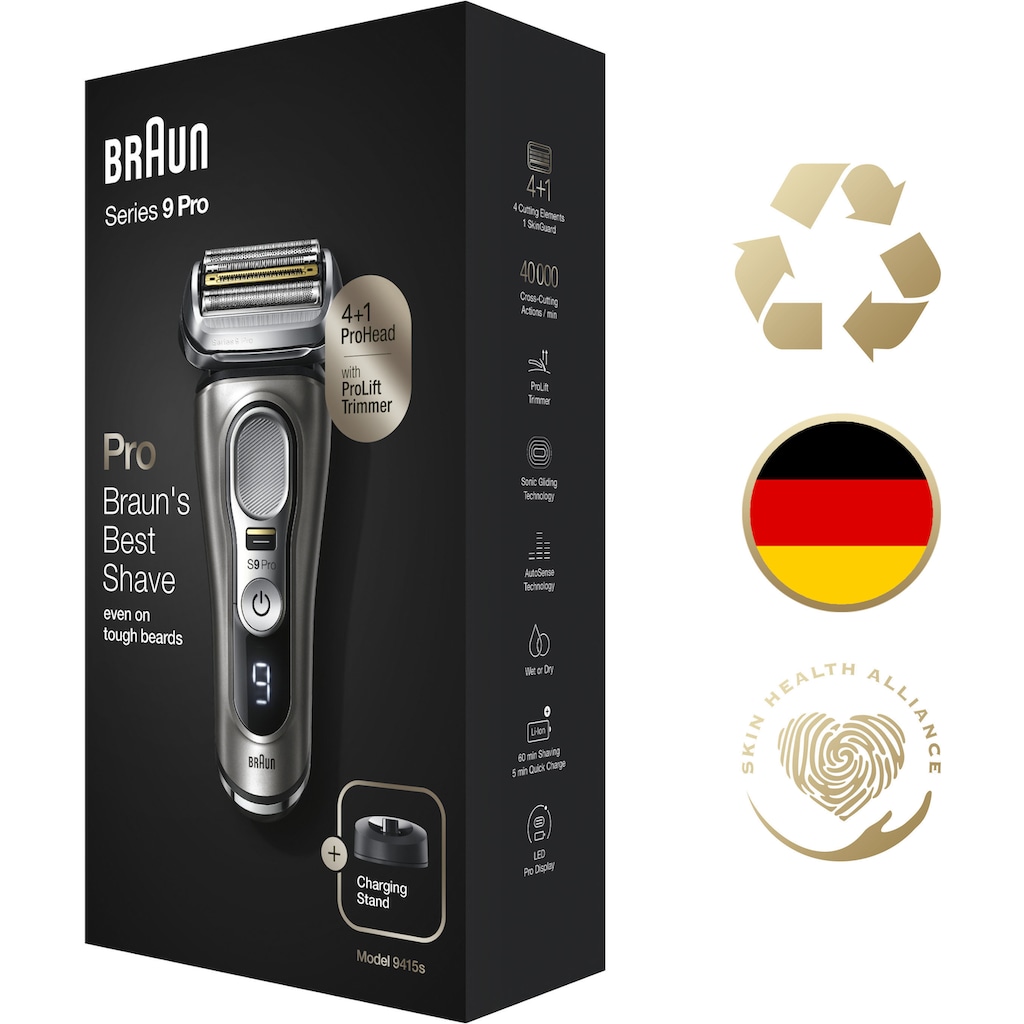 Braun Elektrorasierer »Series 9 Pro- 9415s«, 1 St. Aufsätze