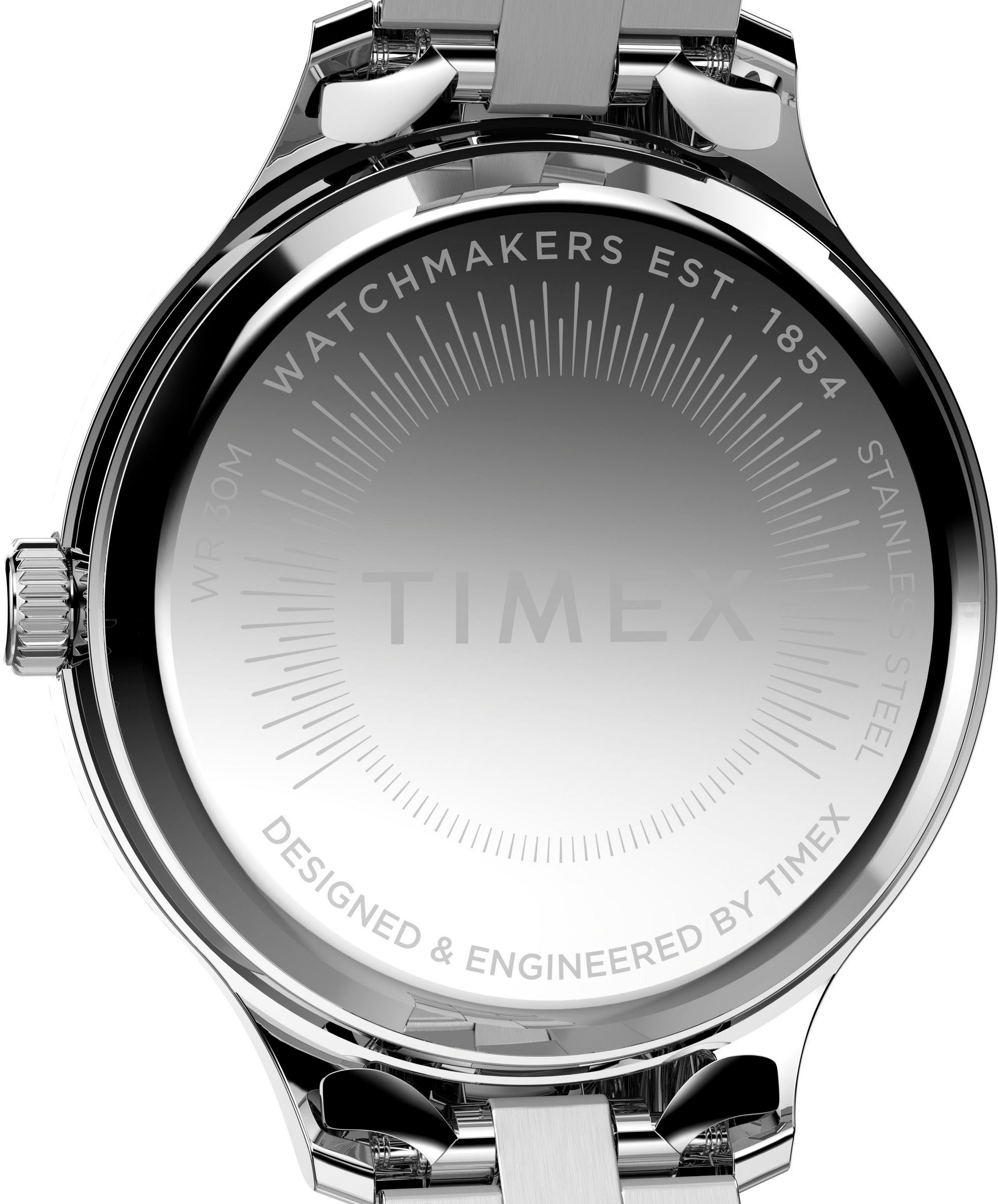 Timex Quarzuhr »PEYTON«, Armbanduhr, Damenuhr,Edelstahlarmband,analog