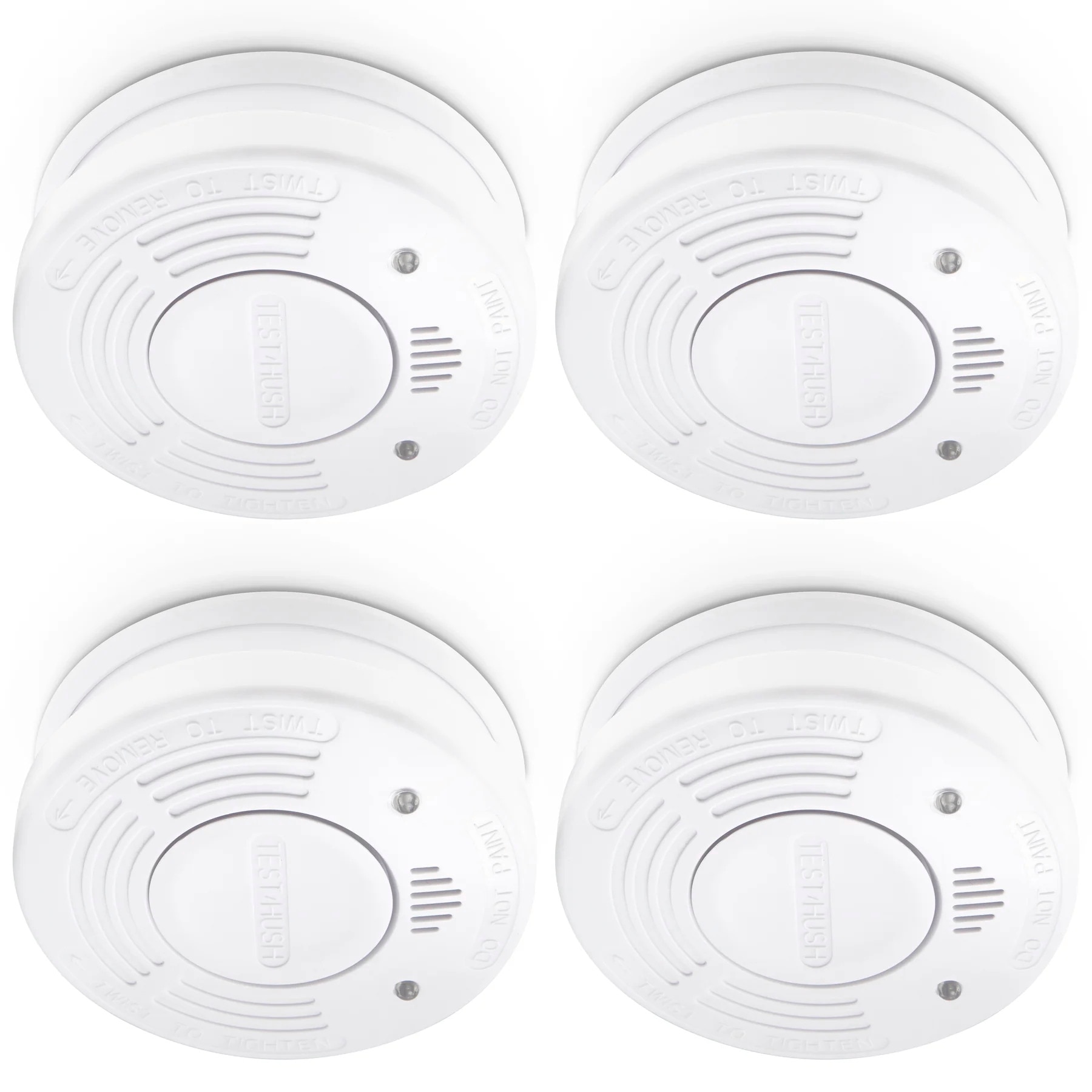 Alecto Sensor »SA-110 QUAD - Rauchmelder, 4er-Pack«, (Packung, enthält 4x SA-110 Rauchmelder)