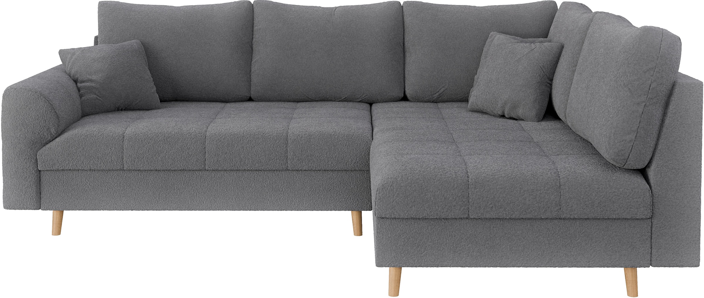 Home affaire Ecksofa »CHARRE L-Form mit Ottomane, Maße B/T/H: 231/161/81 cm günstig online kaufen