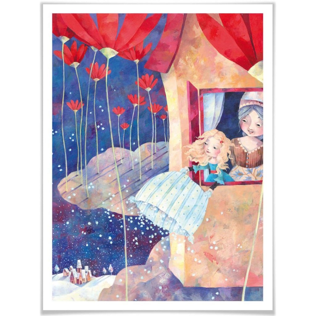 Wall-Art Poster »Märchen Wandbilder Frau Holle«, Geschichten & Märchen, (1 St.)