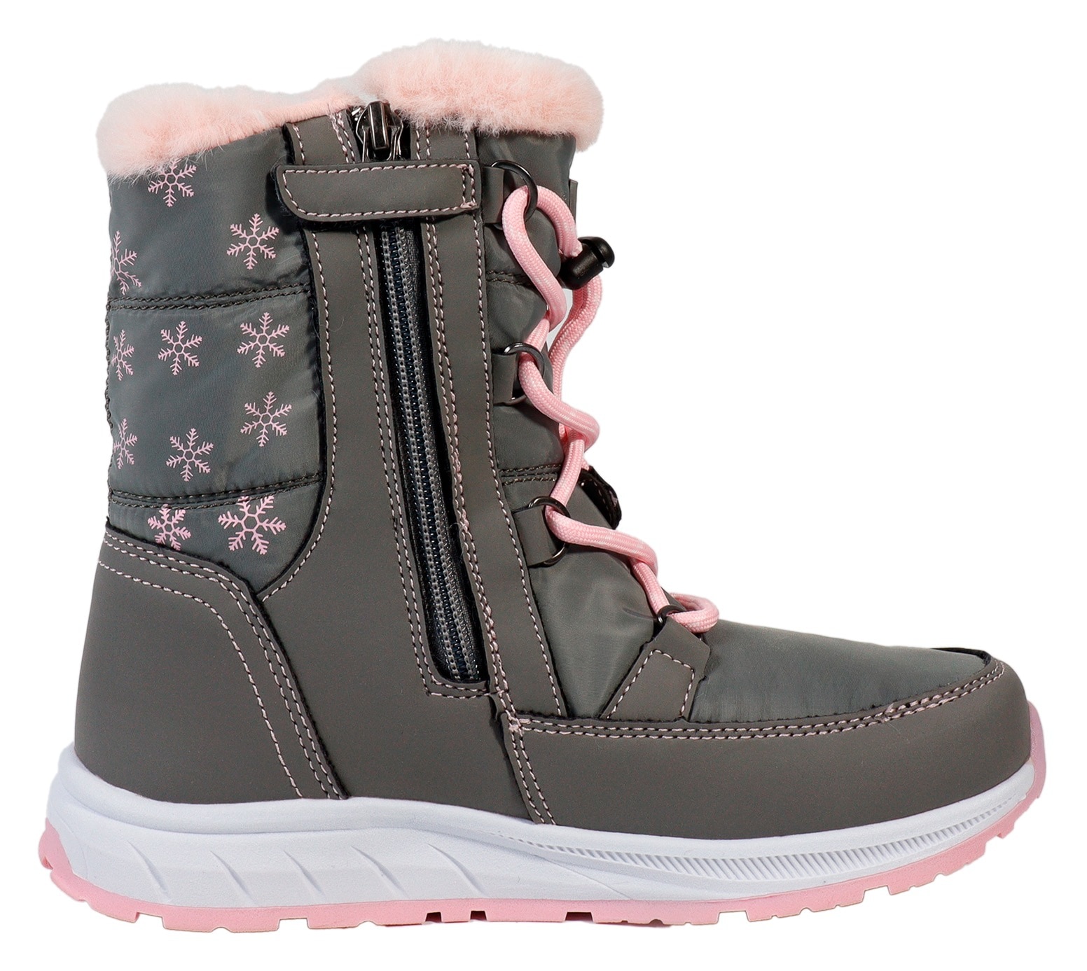Lurchi Winterstiefel »Alby-TEX«, Sschneeboots mit Schneeflocken, Größenschablone zum Download