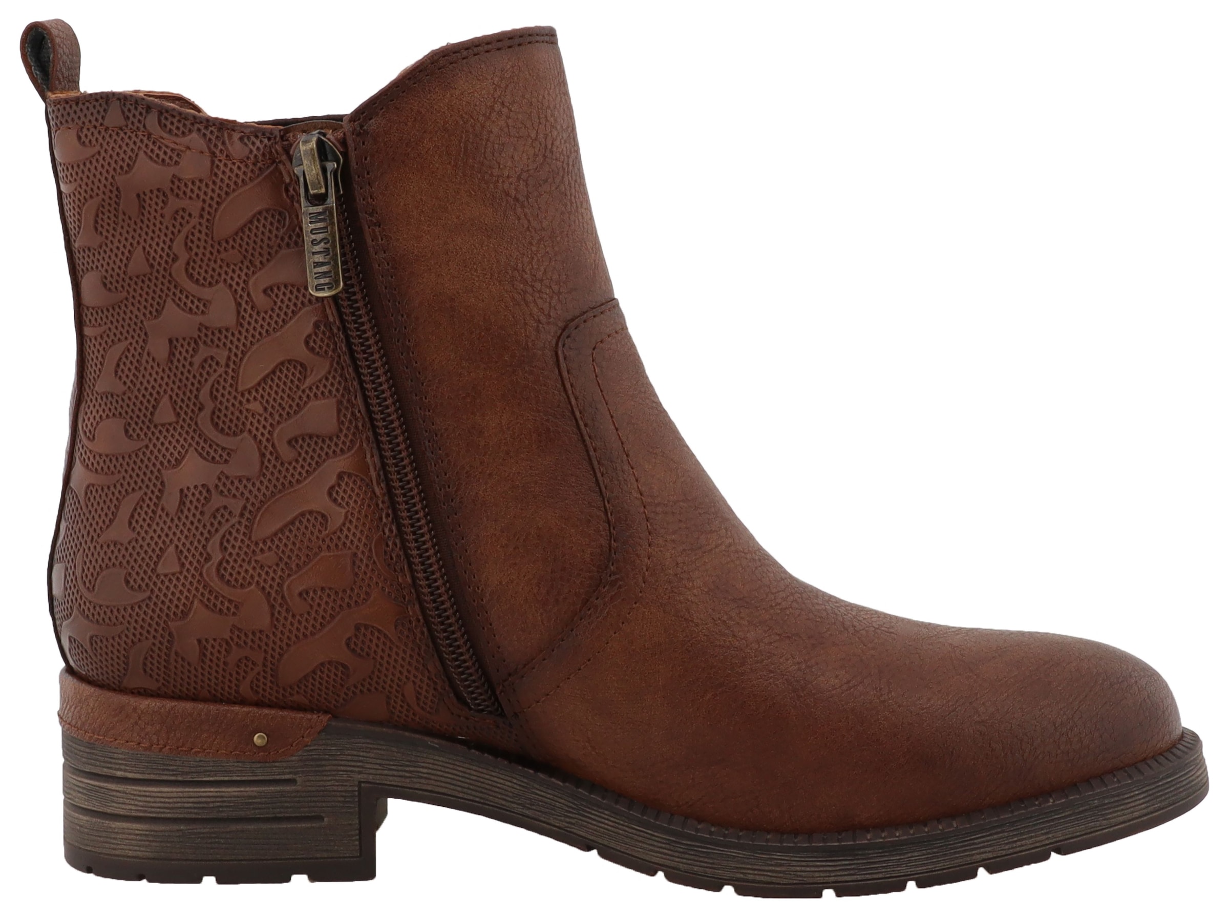 Mustang Shoes Winterstiefelette »Gelja«  Stiefelette, Winterboots mit Anziehlasche
