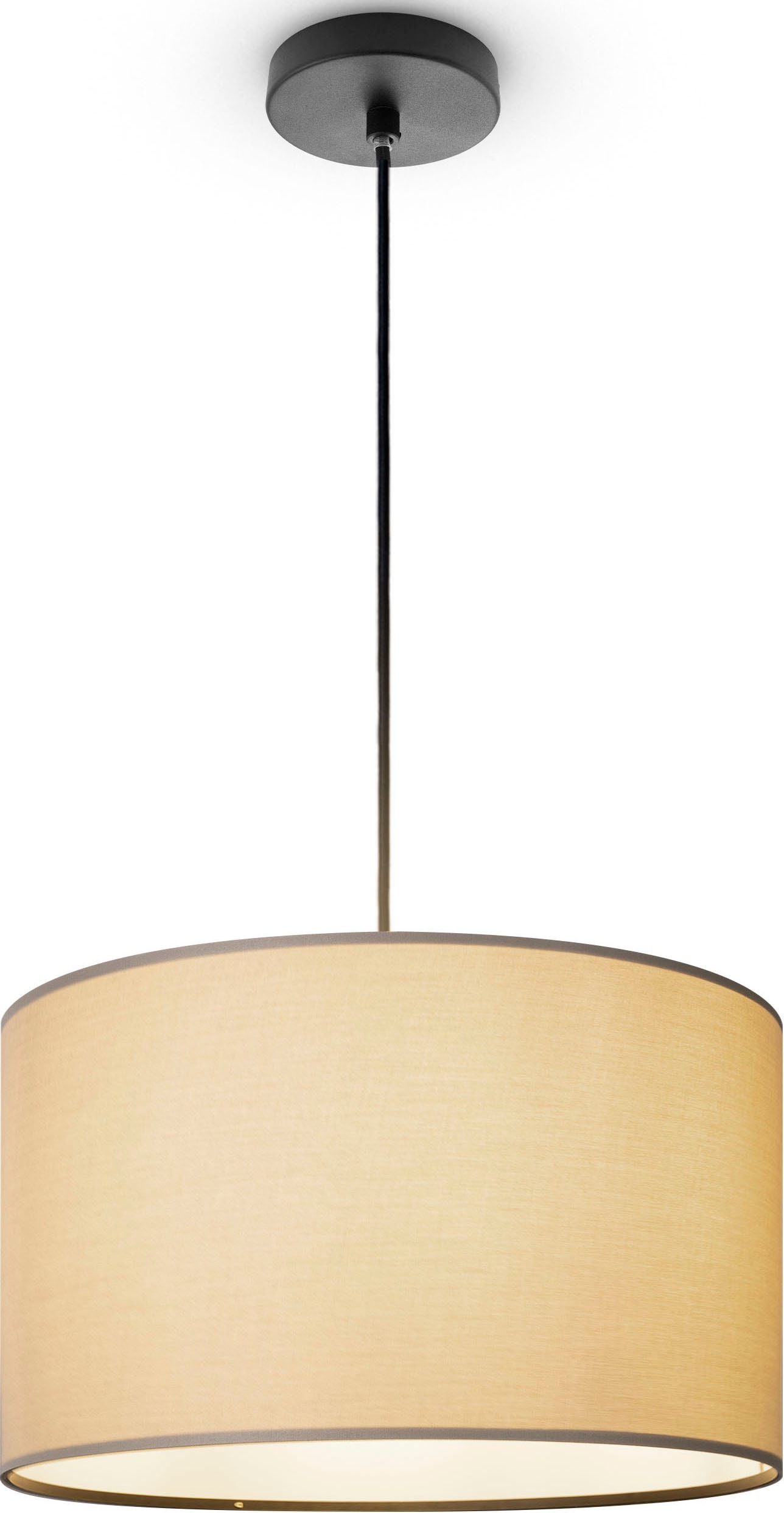 Paco Home Pendelleuchte »HUGO UNI COLOR« E27 Deckenlampe LED  Wohnzimmer Und Schlafzimmer, Unifarben, Deko E27