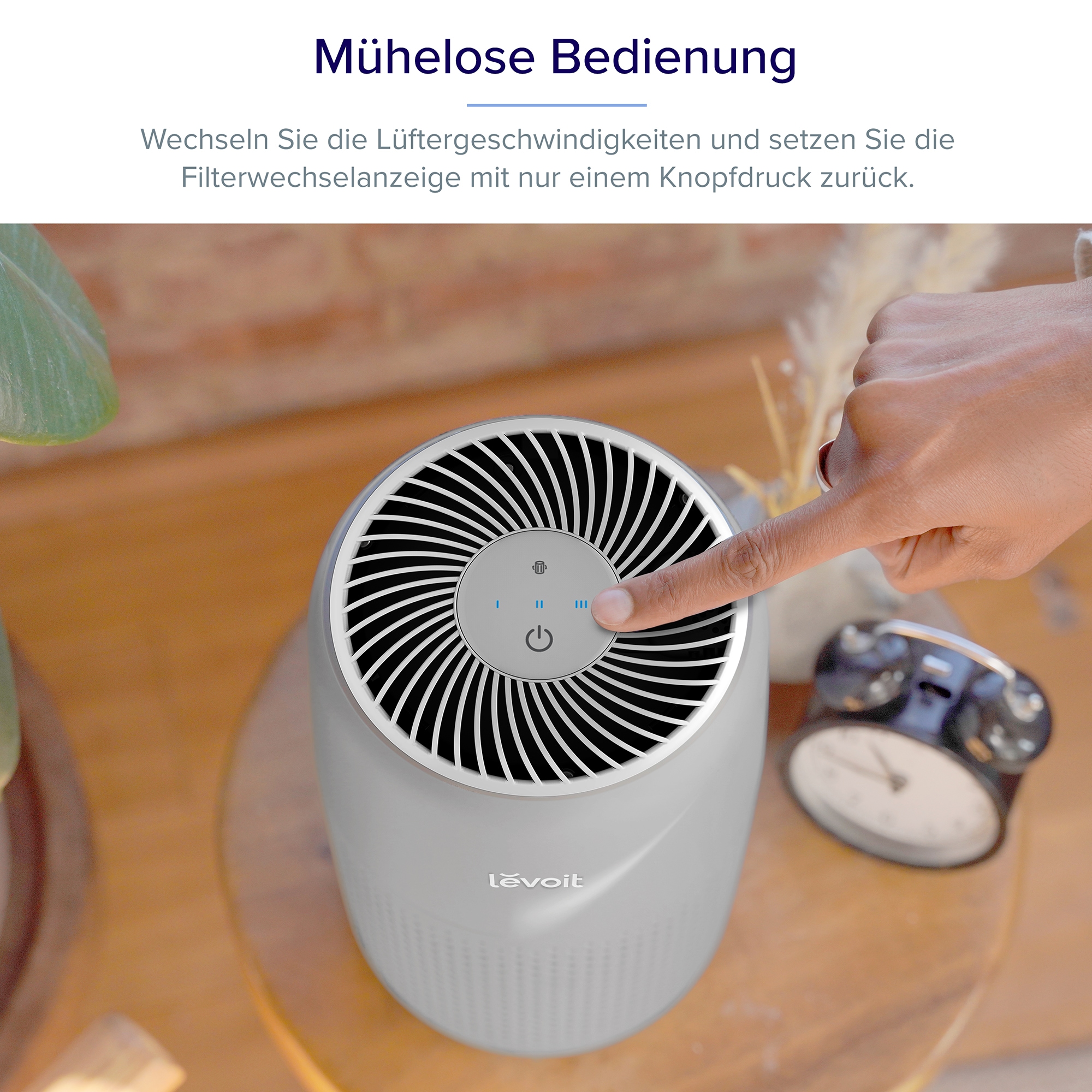 Levoit Luftreiniger »Core Mini Pro Air Purifier« für 15 qm Räume HEPA-Filtersystem, platzsparend, schlaffreundlich, Aromatherapie