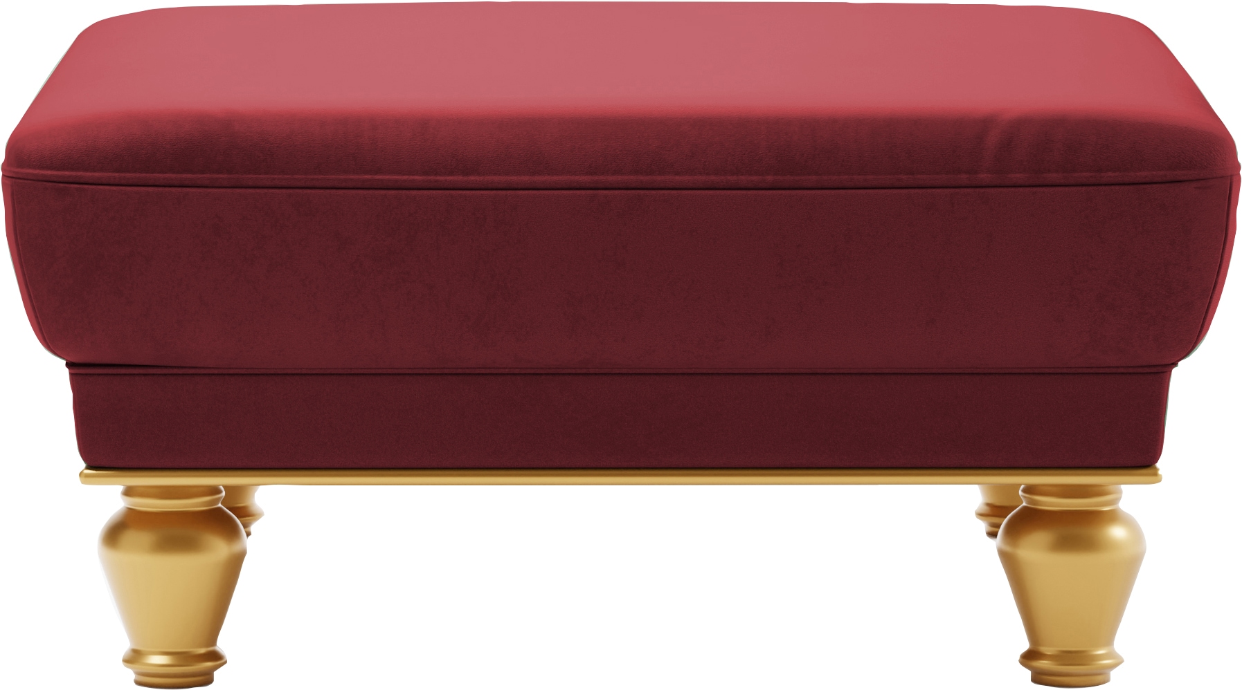 sit&more Polsterhocker »Orient 5«, goldfarbene Füße