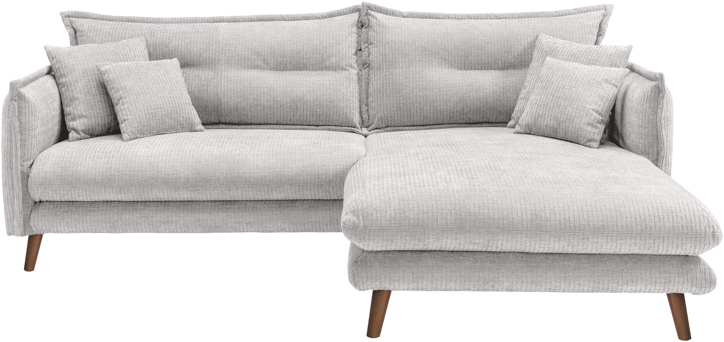 INOSIGN Ecksofa »Lazio modern und bequem, schmale Armlehnen, tolle Detailve günstig online kaufen