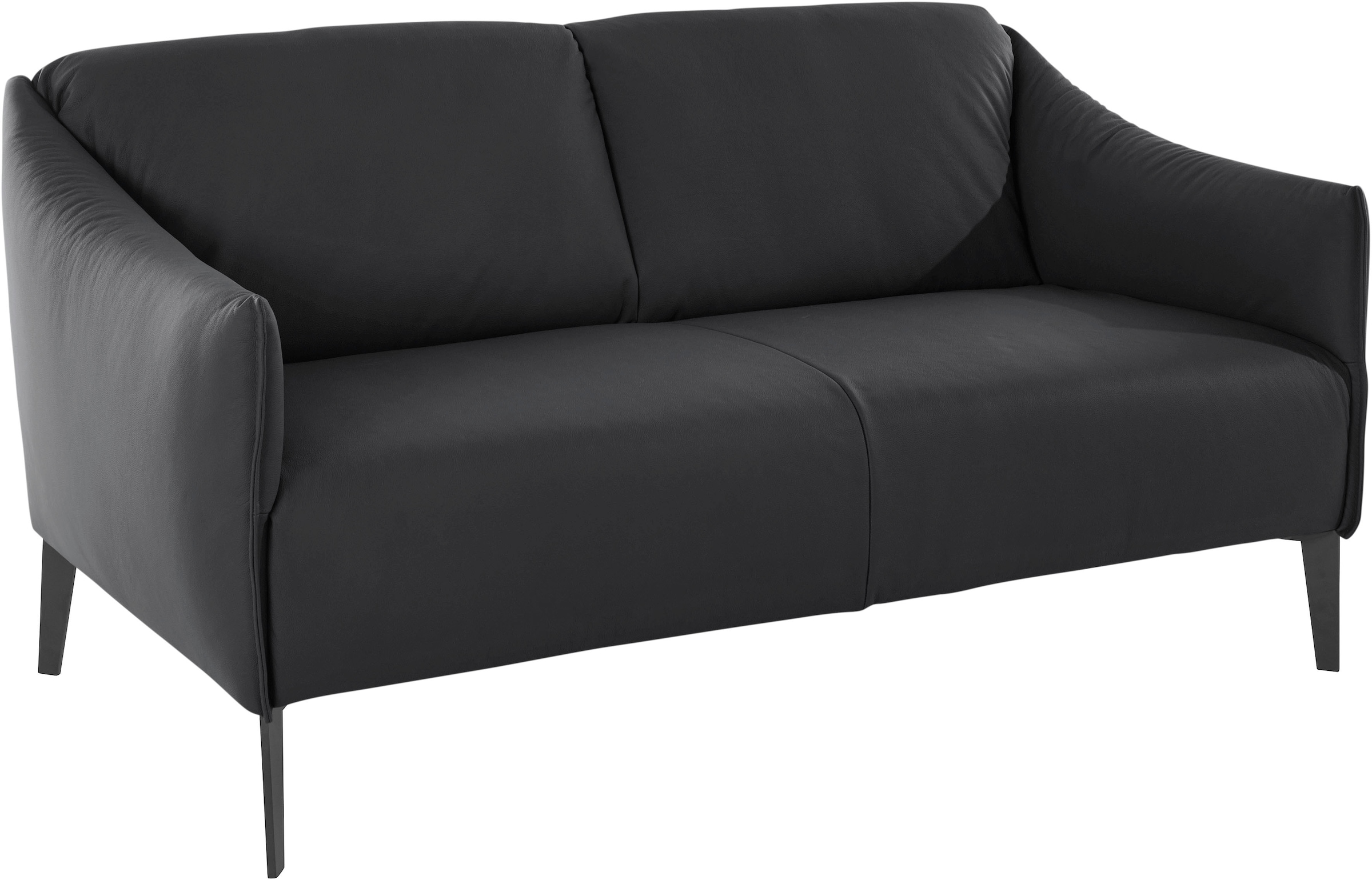 W.SCHILLIG 2-Sitzer »sally«, mit Metall-Winkelfüßen in Schwarz pulverbeschichtet, Breite 154 cm