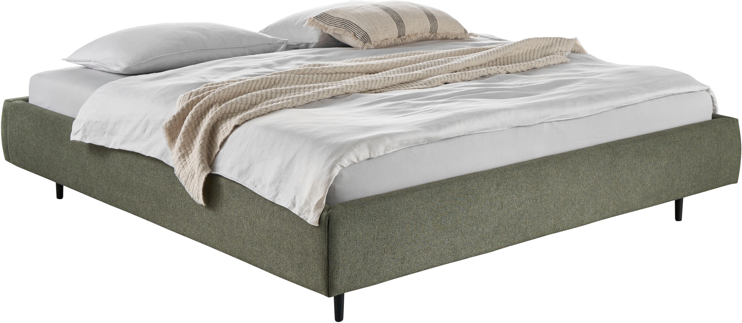 Home affaire Polsterbett »Lumira, rahmenhohes Design & wahweise Überlänge« günstig online kaufen