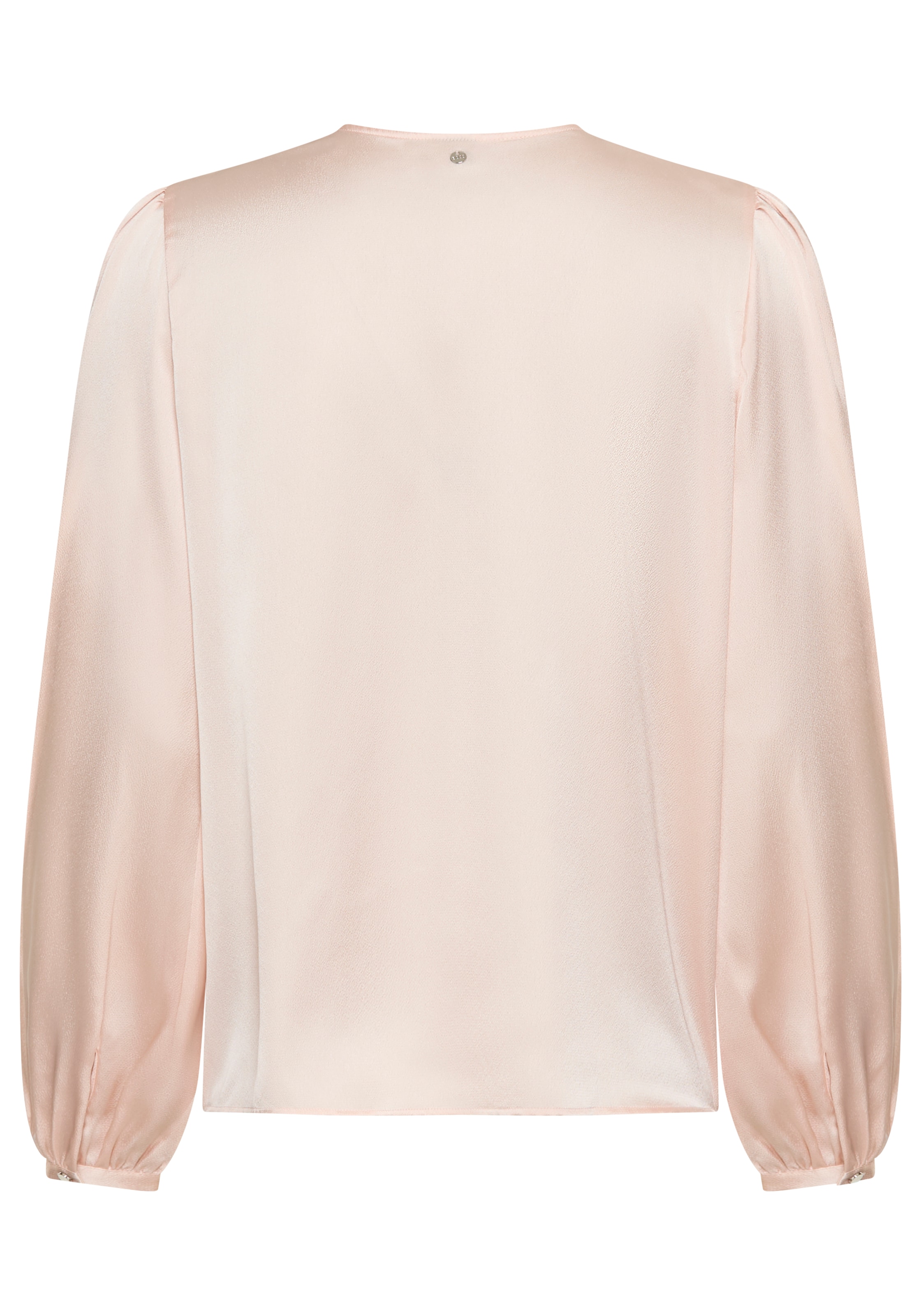 BOSS ORANGE Klassische Bluse »Bonnie Premium Damenmode«, mit geschlitztem Rundhals