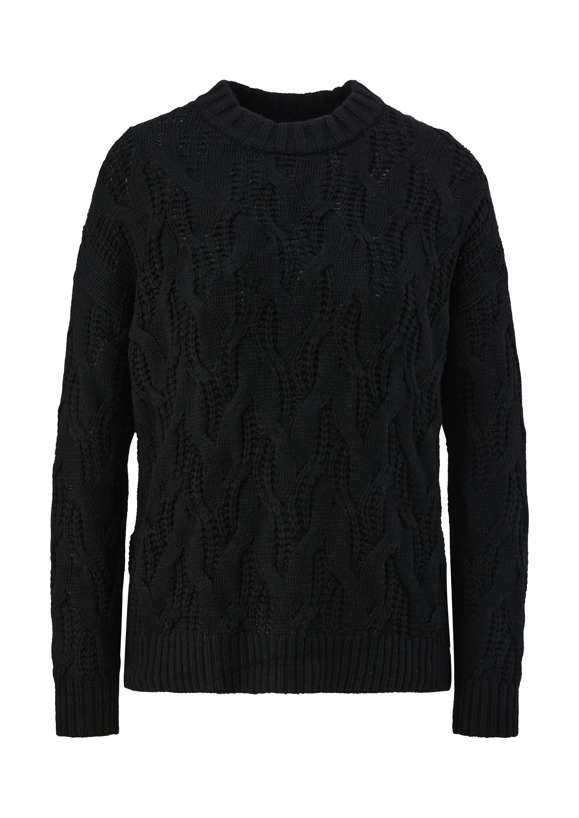 s.Oliver Strickpullover, mit Zopfmuster
