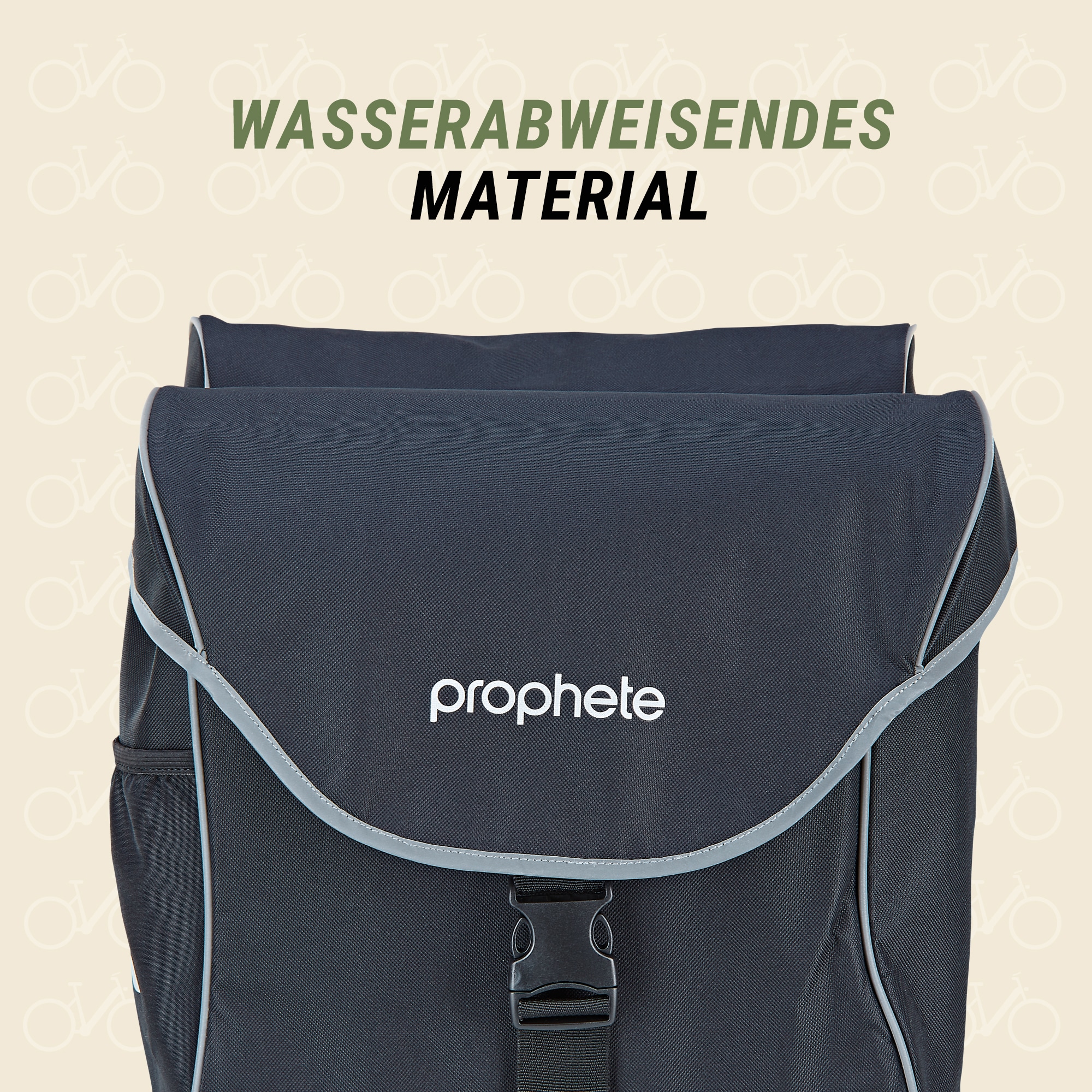 Prophete Fahrradtasche »Doppelpacktasche«