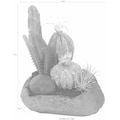 I.GE.A. Kunstpflanze »Kakteen auf Stein 21/15 cm«, (1 St.)