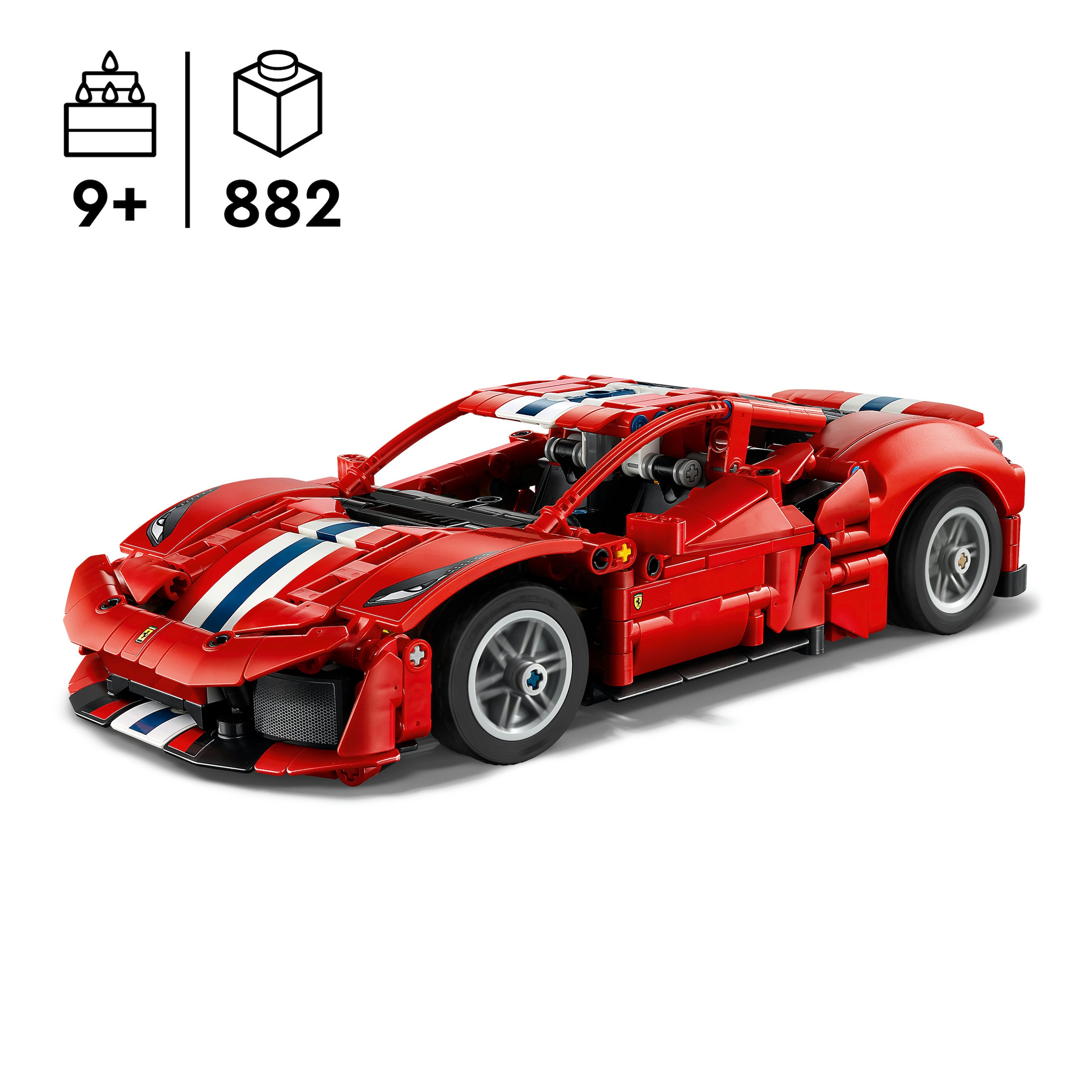 LEGO® Konstruktionsspielsteine »Ferrari 488 Pista Auto (42235), LEGO Technic« Made in Europe