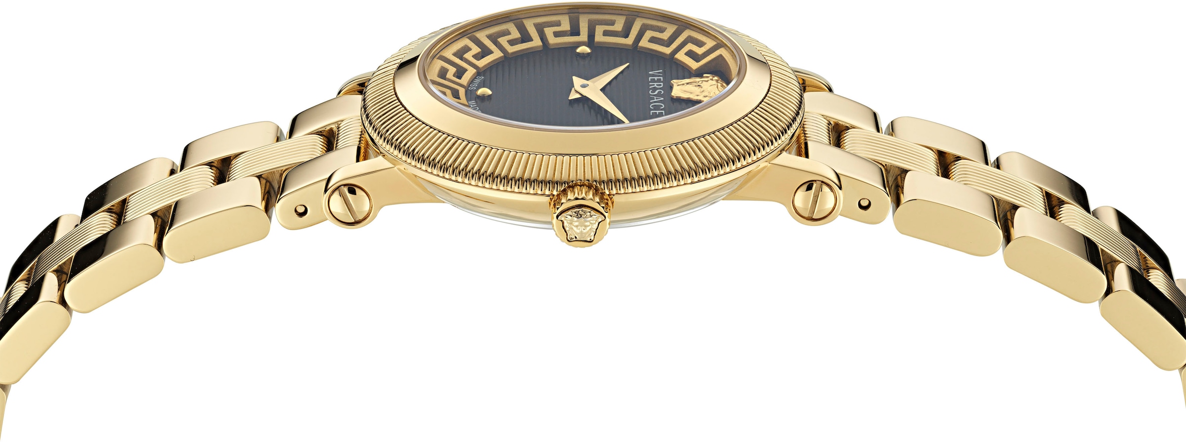 Versace Quarzuhr »GRECA FLOURISH, VE7F00623«, Armbanduhr, Damenuhr, Saphirglas, Swiss Made, analog