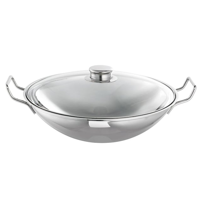 SCHULTE-UFER Wok »BO-LANG i«, Edelstahl 18/10, (1 tlg.), mit Glasdeckel und  Zubehör, Induktion online kaufen