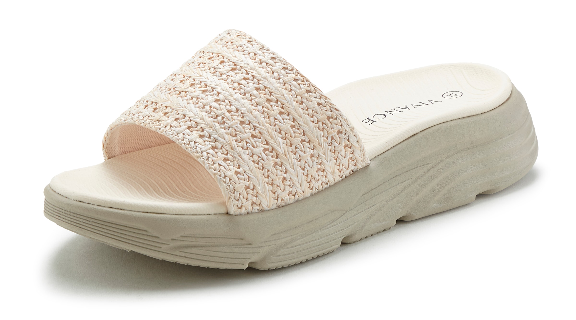 Vivance Pantolette »Mule, Sandale, Sommerschuh, offener Schuh,«  NEU mit modischer Sohle VEGAN