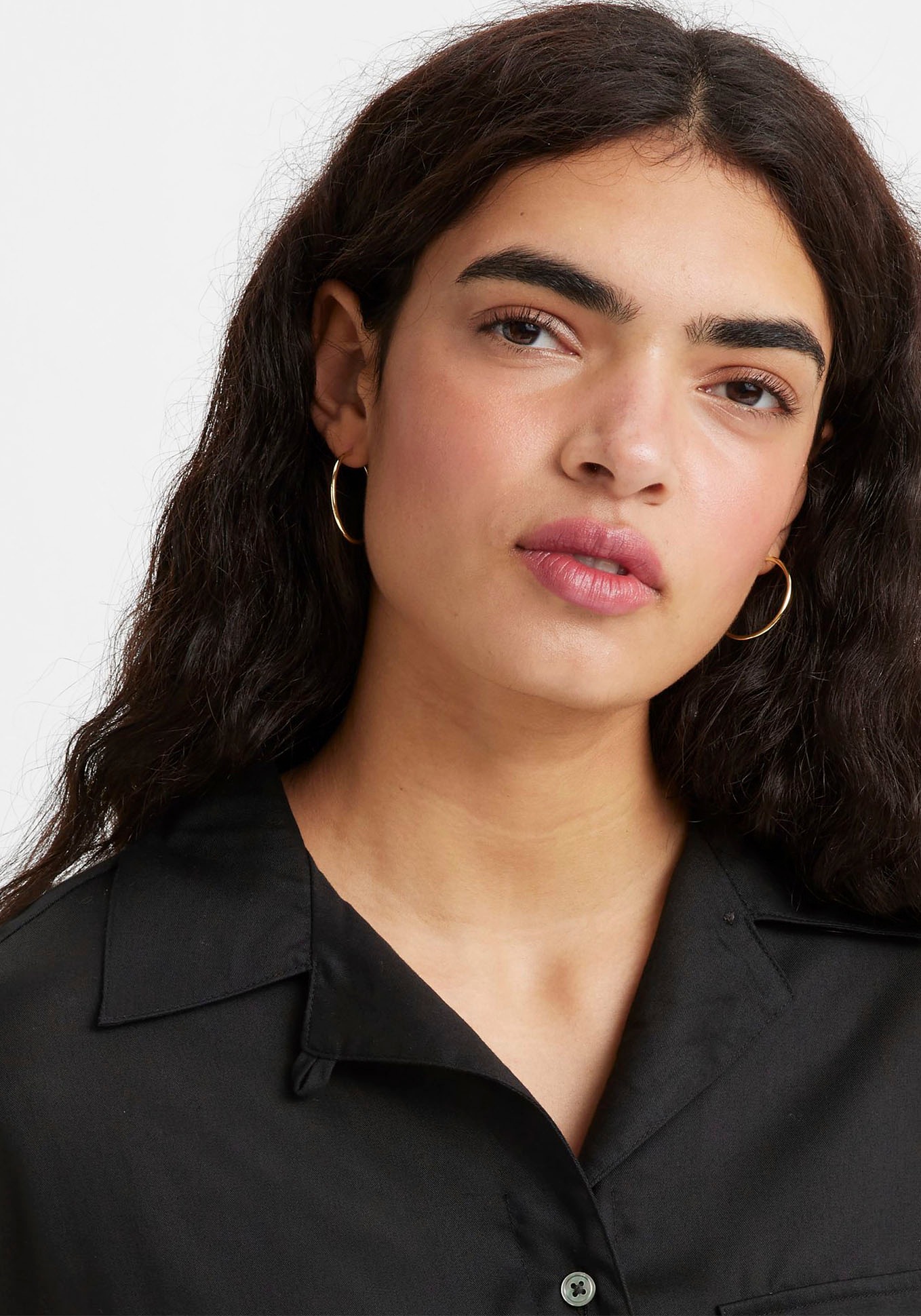 Levi's® Shirtbluse »EMBER SS BOWLING SHIRT«, glänzender Satin