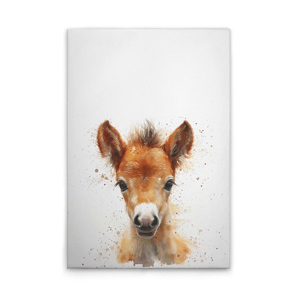 A.S. Création Leinwandbild »Foal - Wandbild Weiß Braun Beige Keilrahmen Kun günstig online kaufen