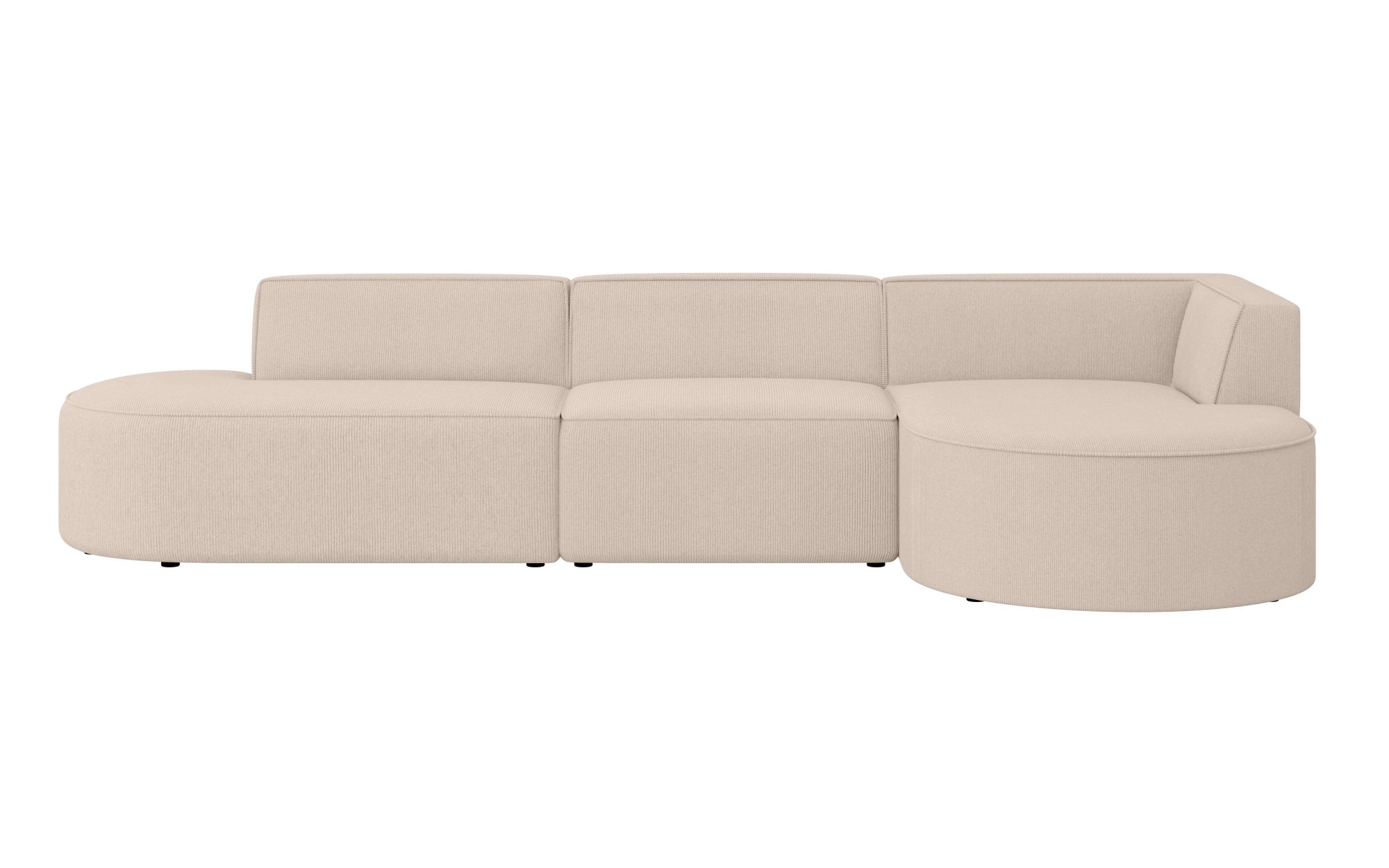 OTTO home Ecksofa »EIVIND Designer Sofa mit Ottomane rechts/links, B/T/H: 3 günstig online kaufen