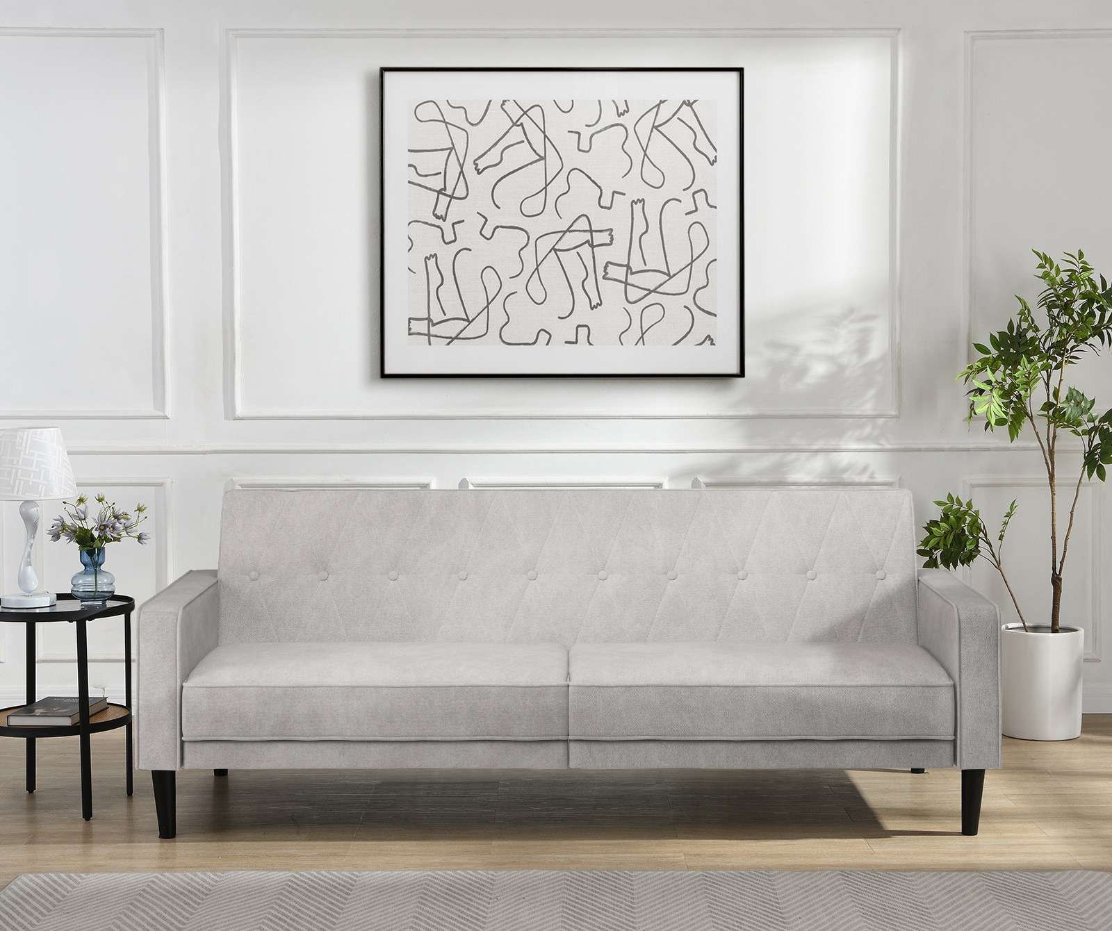 Dorel Home 3-Sitzer »Avon« Schlafsofa 213cm, Bettfunktion (110/190cm), tren günstig online kaufen