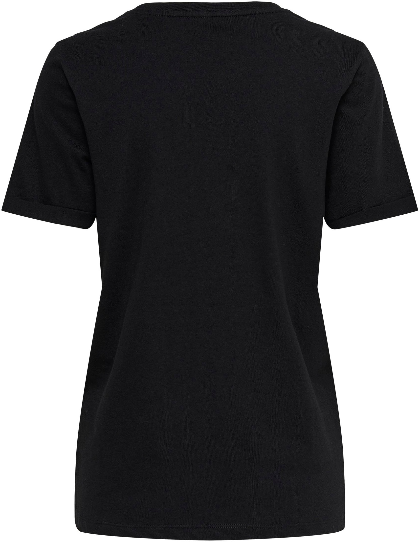 ONLY Kurzarmshirt »ONLKITA LIFE S/S TOP NOOS« regular fit, casual, Single Jersey, Baumwolle, Rundhals