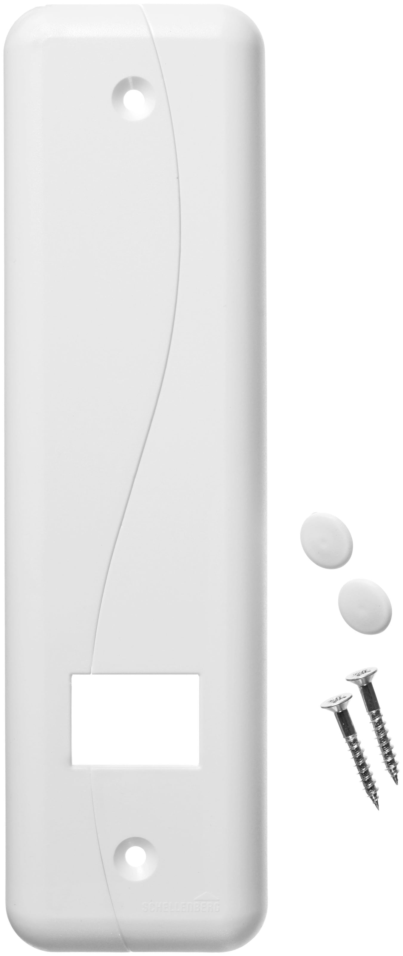 SCHELLENBERG Gurtwickler-Abdeckplatte »Duo Maxi, 18,5 cm Lochabstand, langlebig aus Kunststoff« Set, 1 Stk. tlg. Rollladen Abdeckblenden für Gurtwickler und Einlasswickler