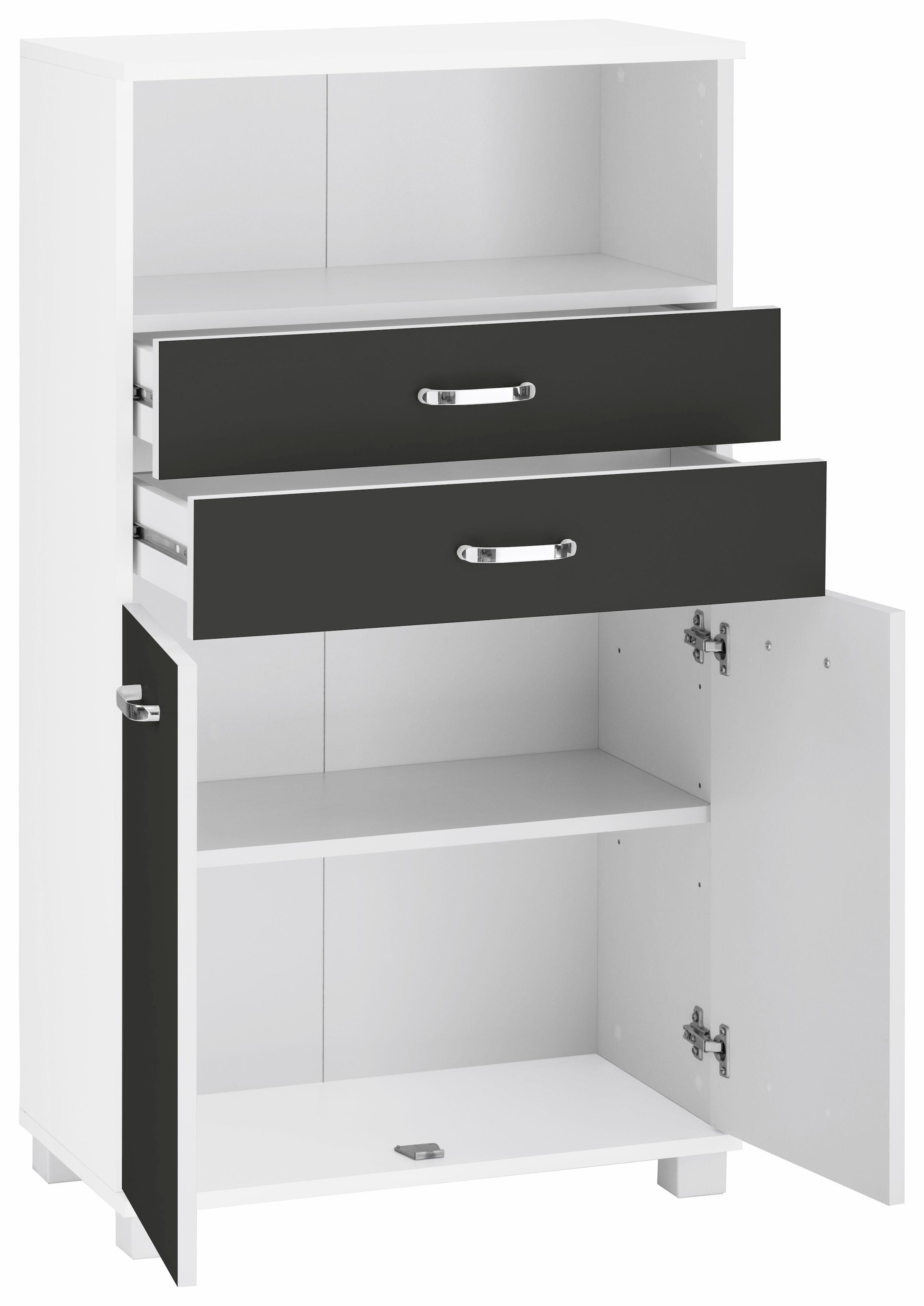 Schildmeyer Midischrank »Colli«, Breite 60 cm, Badezimmerschrank mit  Metallgriffen, Ablageboden jetzt im %Sale