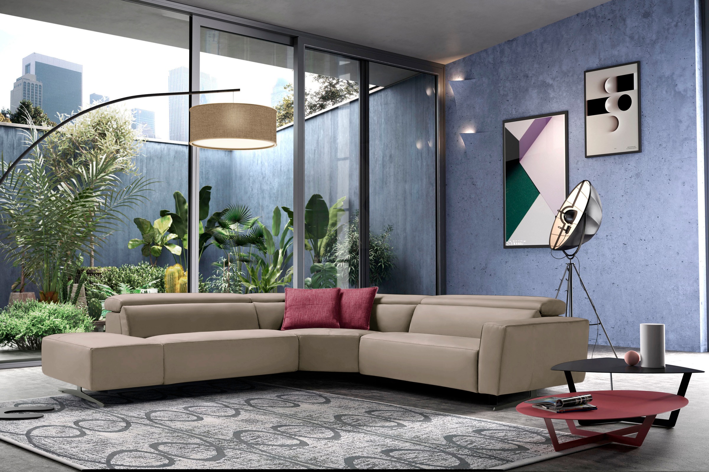 Egoitaliano Ecksofa »Stefanie-e, Designsofa der Extraklasse, bequem mit hoh günstig online kaufen
